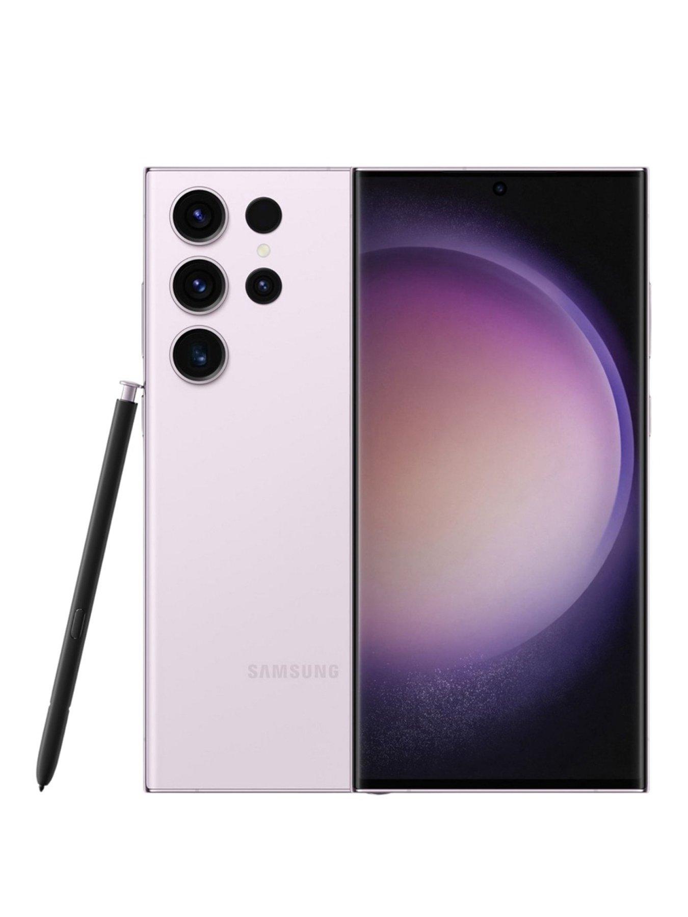 Refurbished Samsung S23 Ultra 5G - 256GB Mobile - Lavender (Pristine Condition)