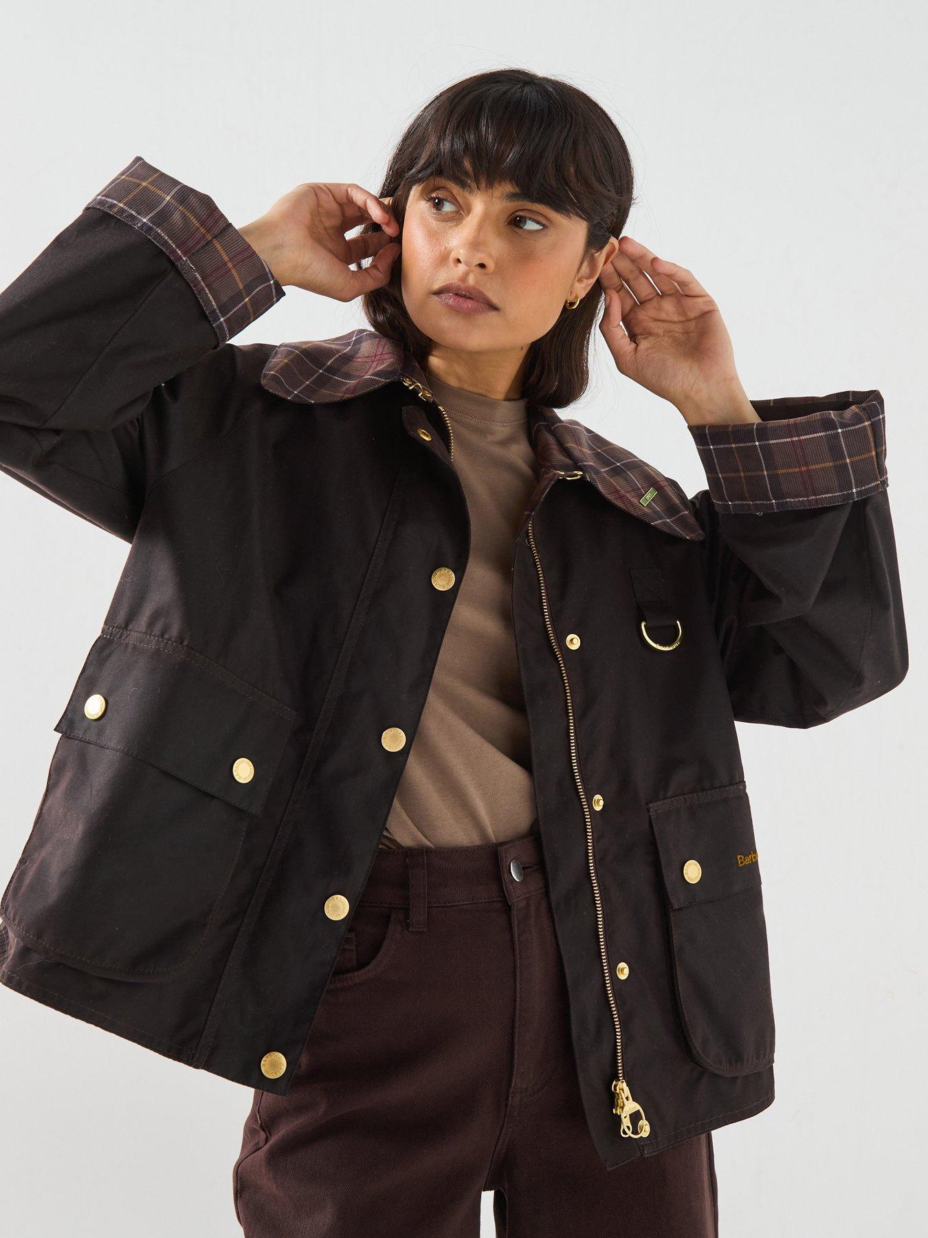Image 6 of 6 of Barbour Icons Tartan Collar Spey Wax Jacket