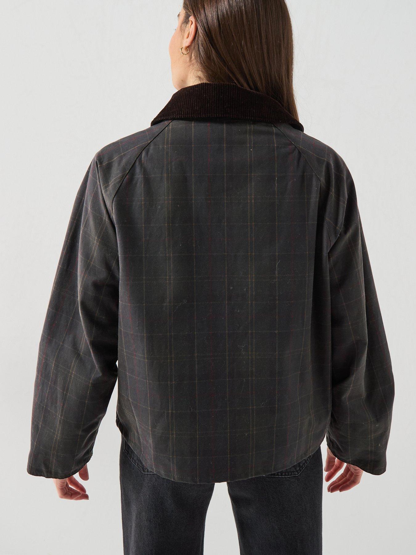 Image 2 of 6 of Barbour Arlene Checked Wax Jacket