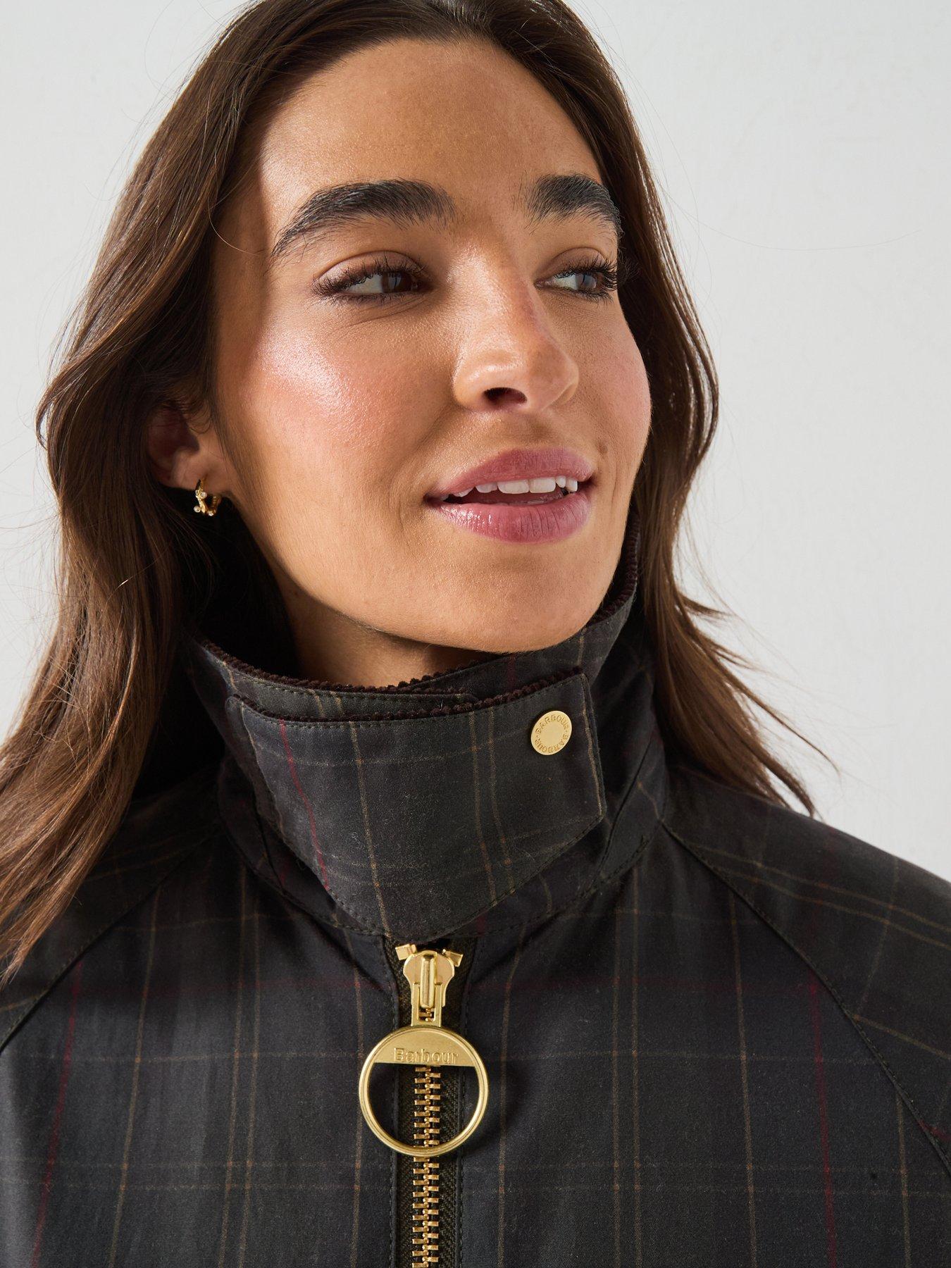 Image 5 of 6 of Barbour Arlene Checked Wax Jacket