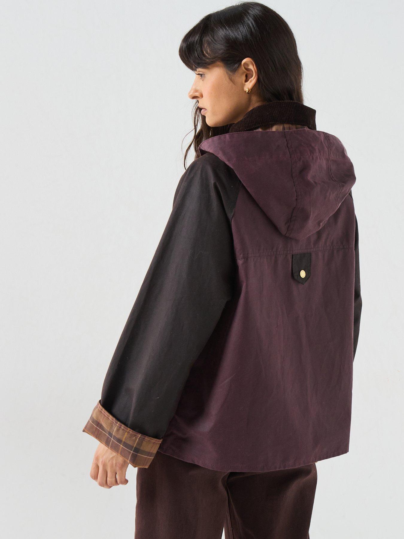 Image 2 of 6 of Barbour Carville Wax Jacket - Brown