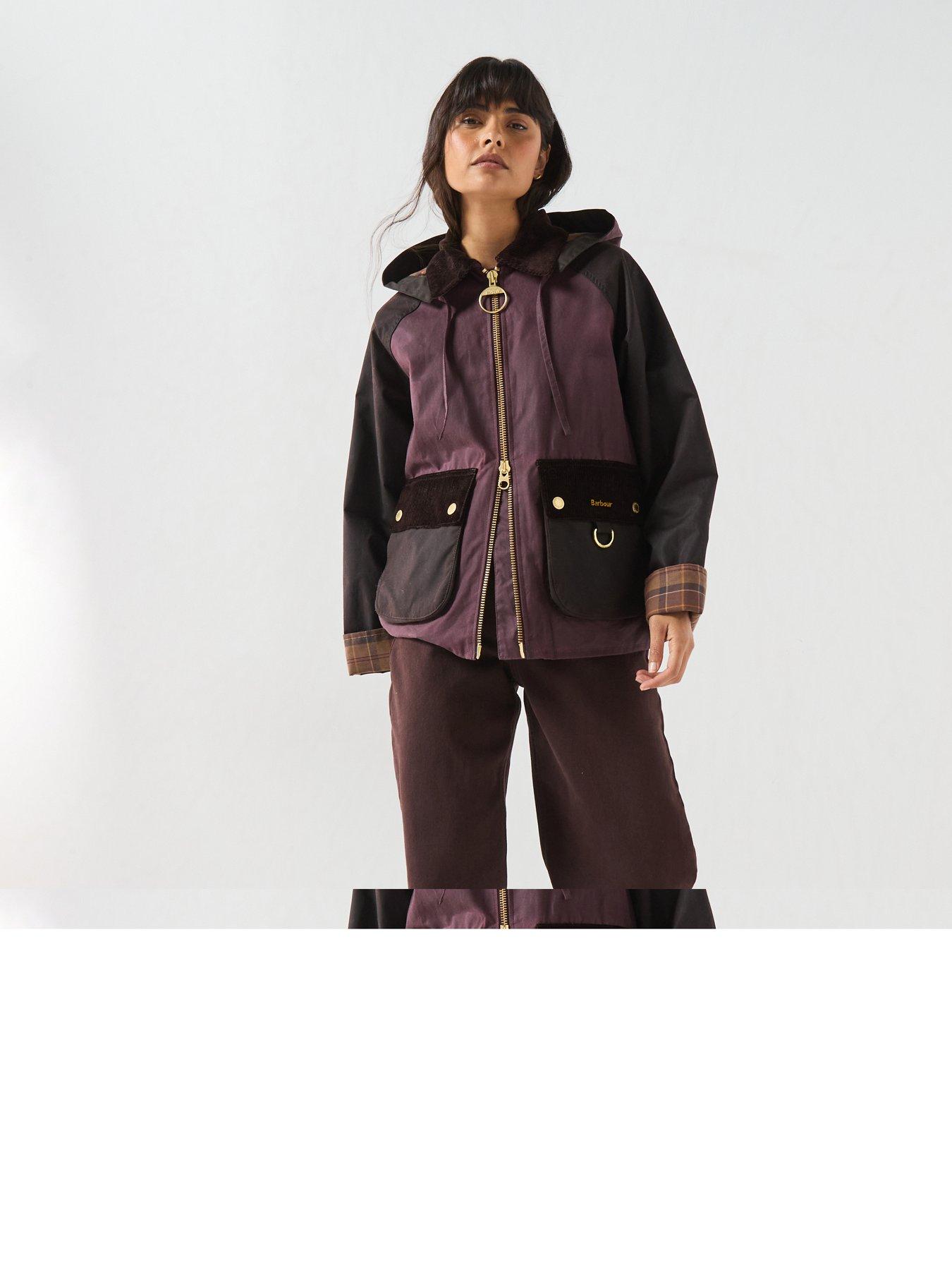 Image 3 of 6 of Barbour Carville Wax Jacket - Brown