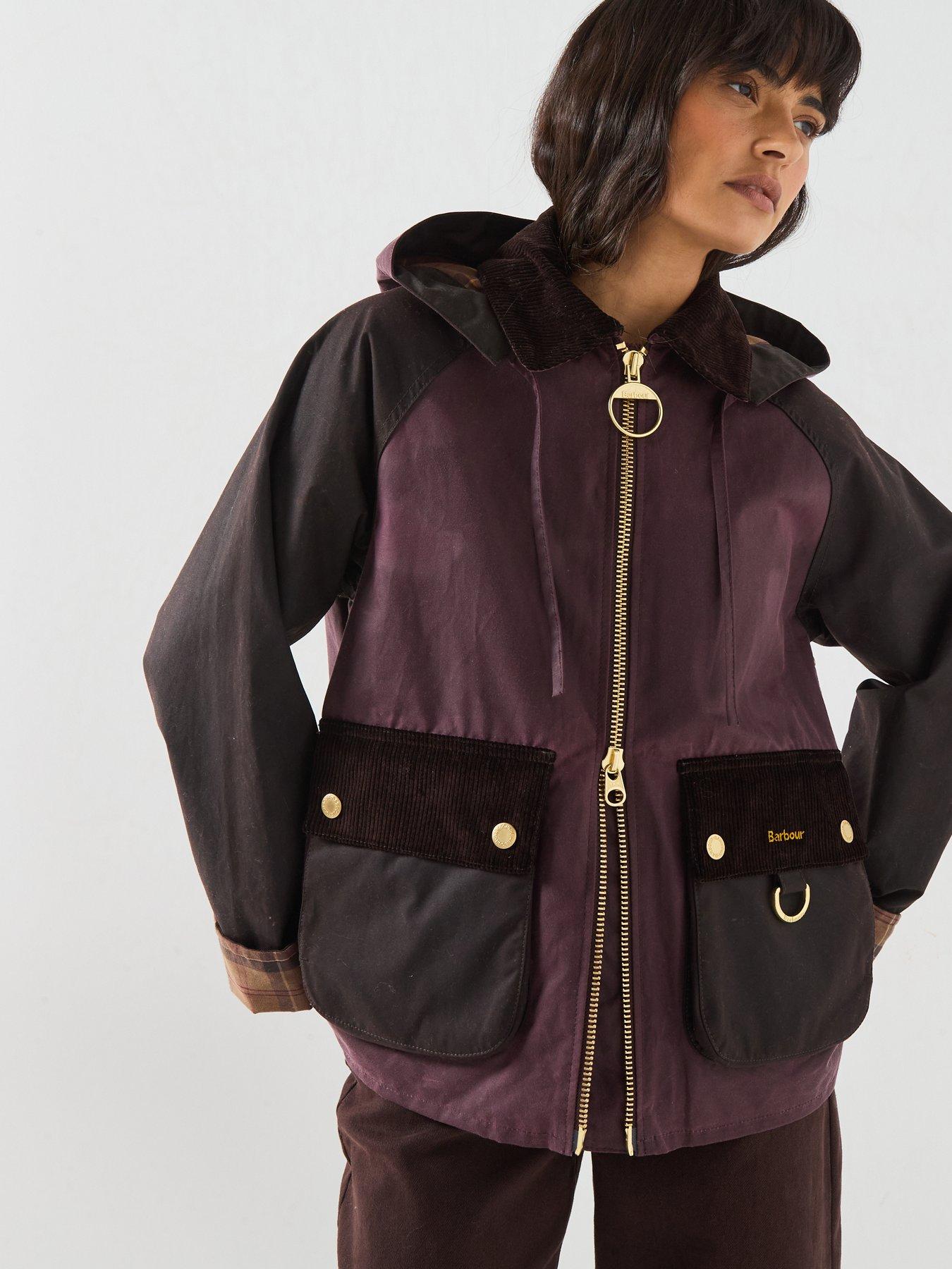 Image 6 of 6 of Barbour Carville Wax Jacket - Brown