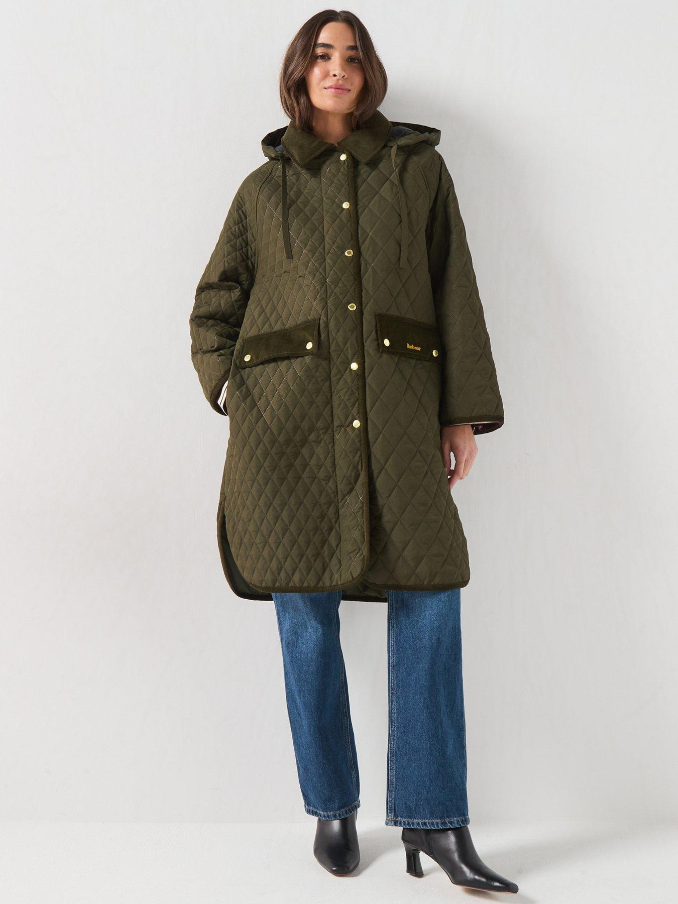 Image 1 of 6 of Barbour Ravensden Quilted Jacket - Green