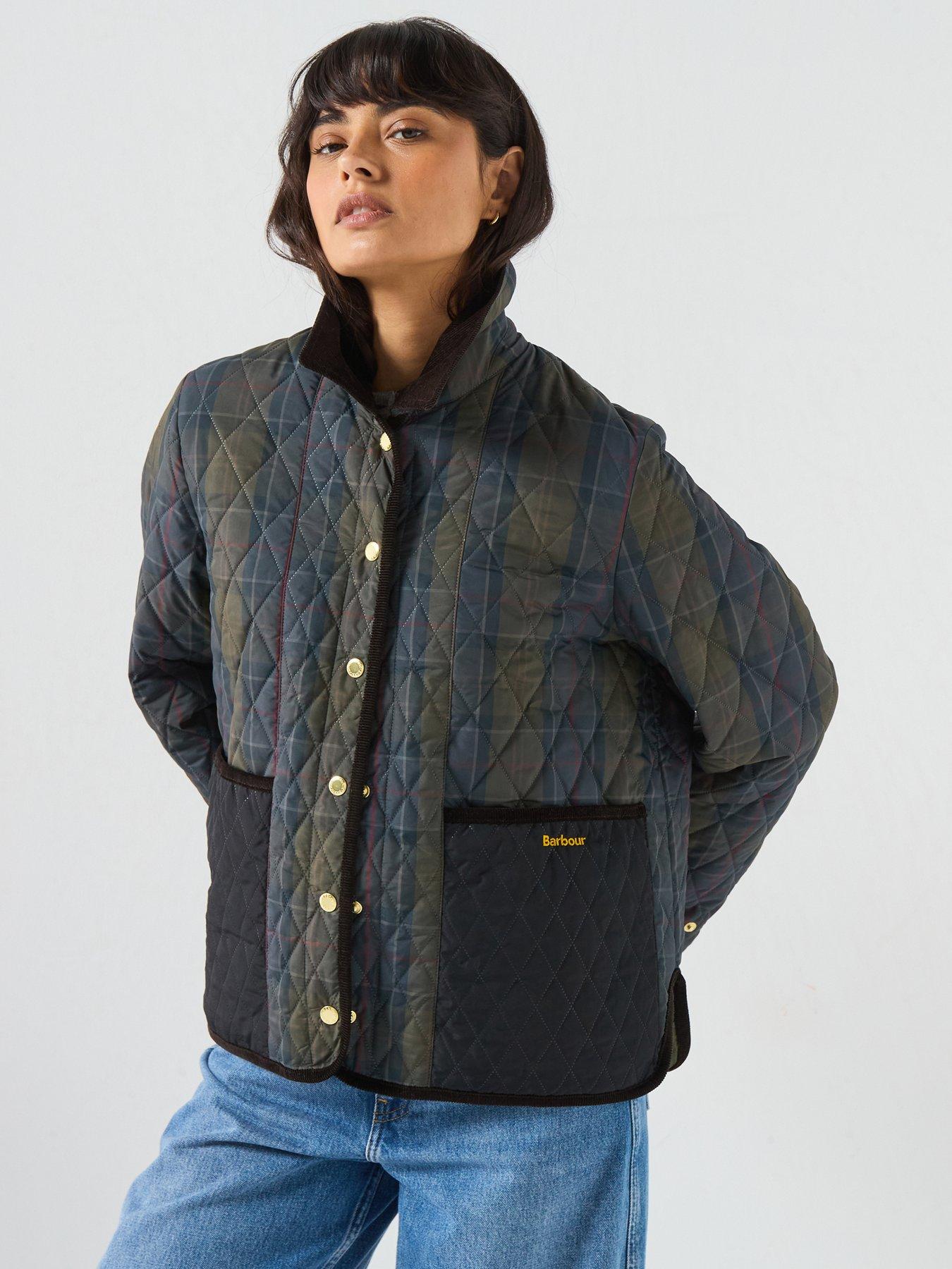 Image 1 of 6 of Barbour Ainsdale Checked Quilted Jacket