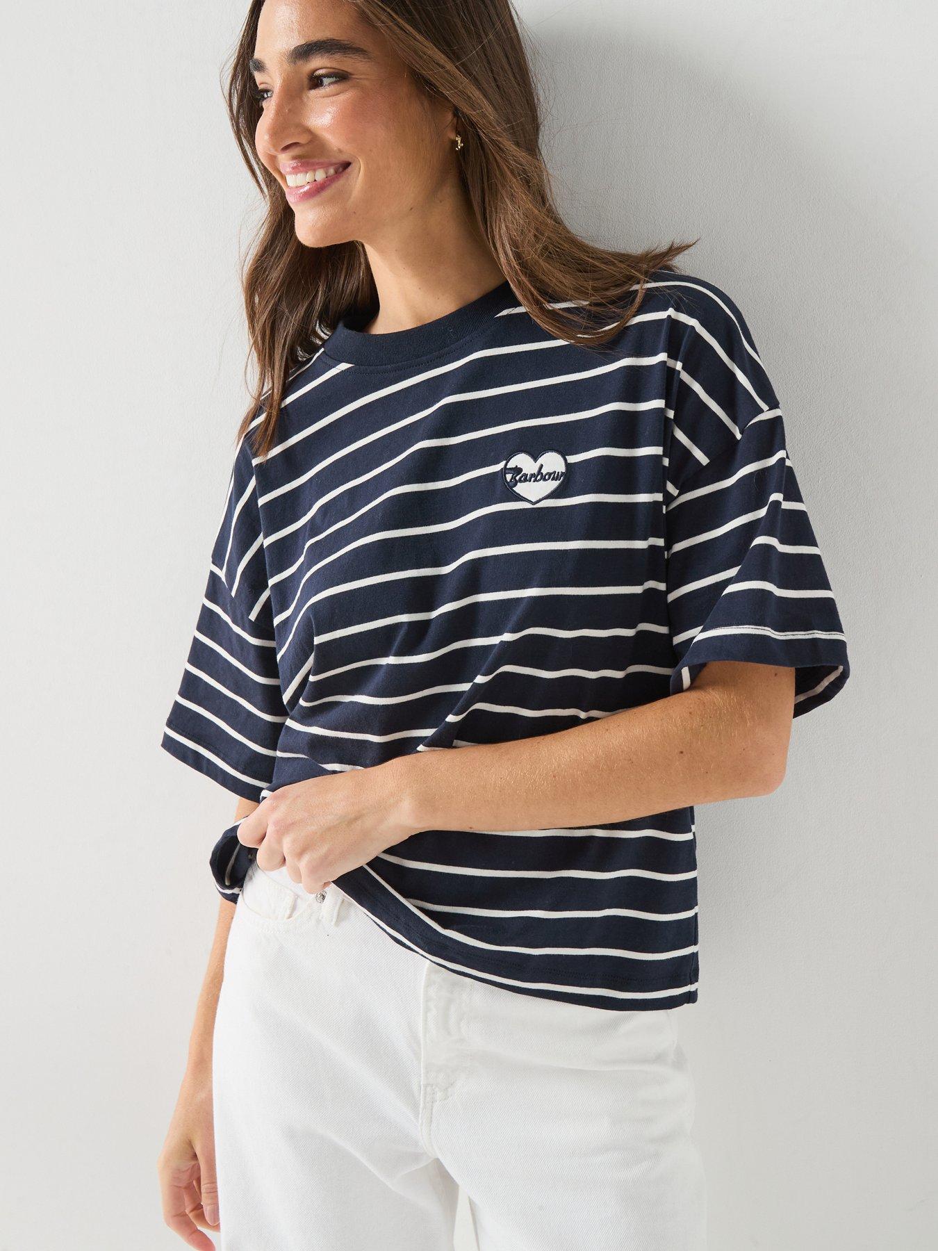 Image 1 of 6 of Barbour Ambleside Striped Top