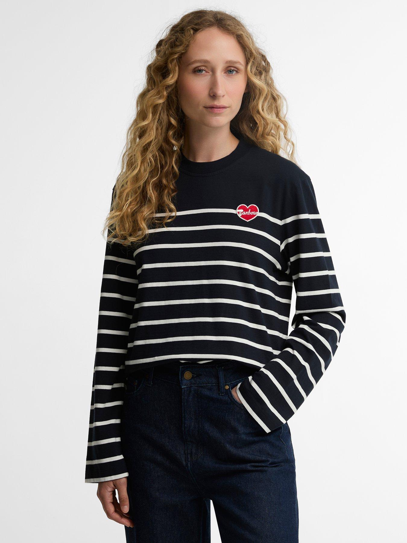 Image 1 of 4 of Barbour Harling Striped Top