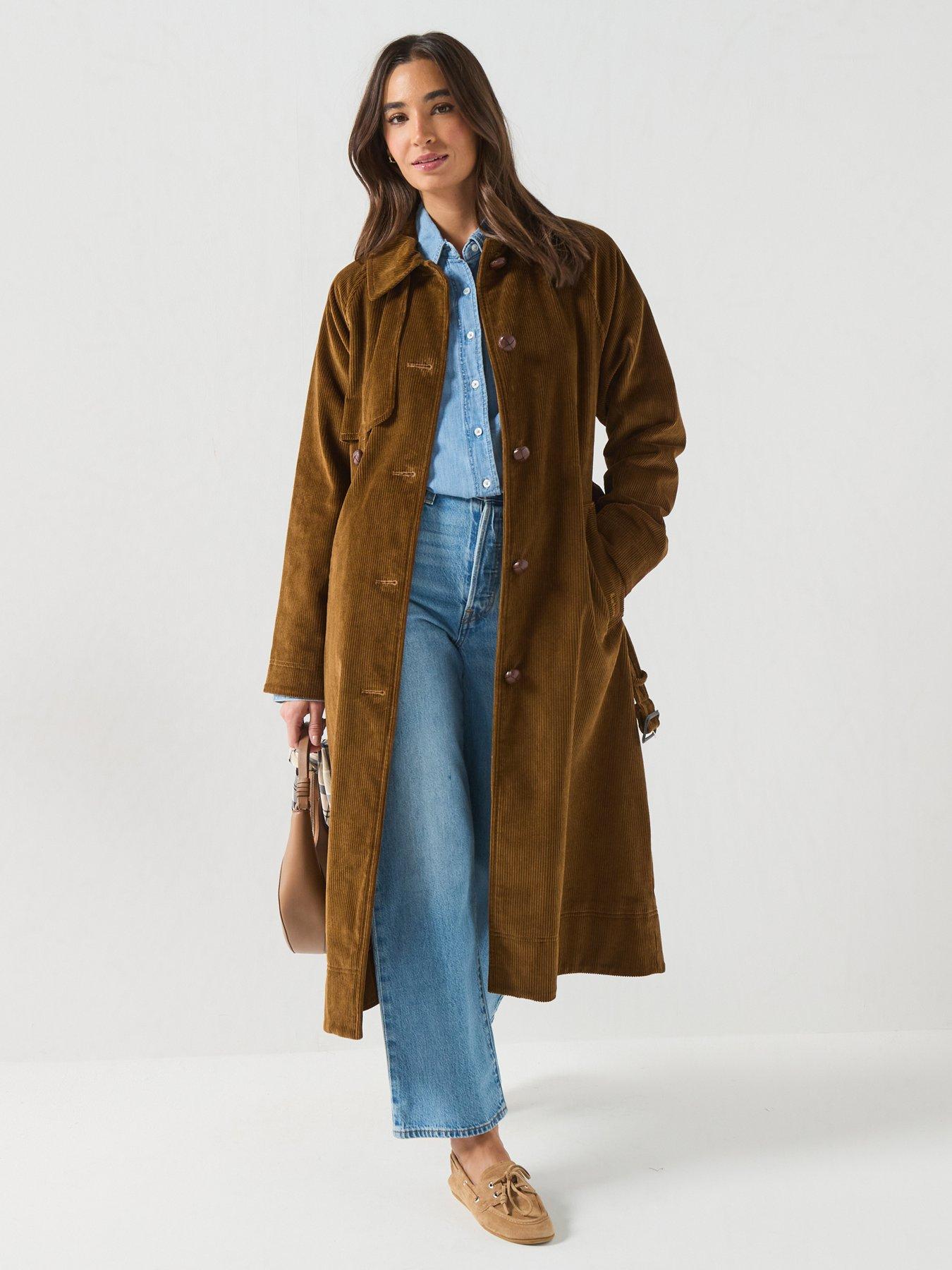 Barbour Antonella Cord Trench Casual Jacket