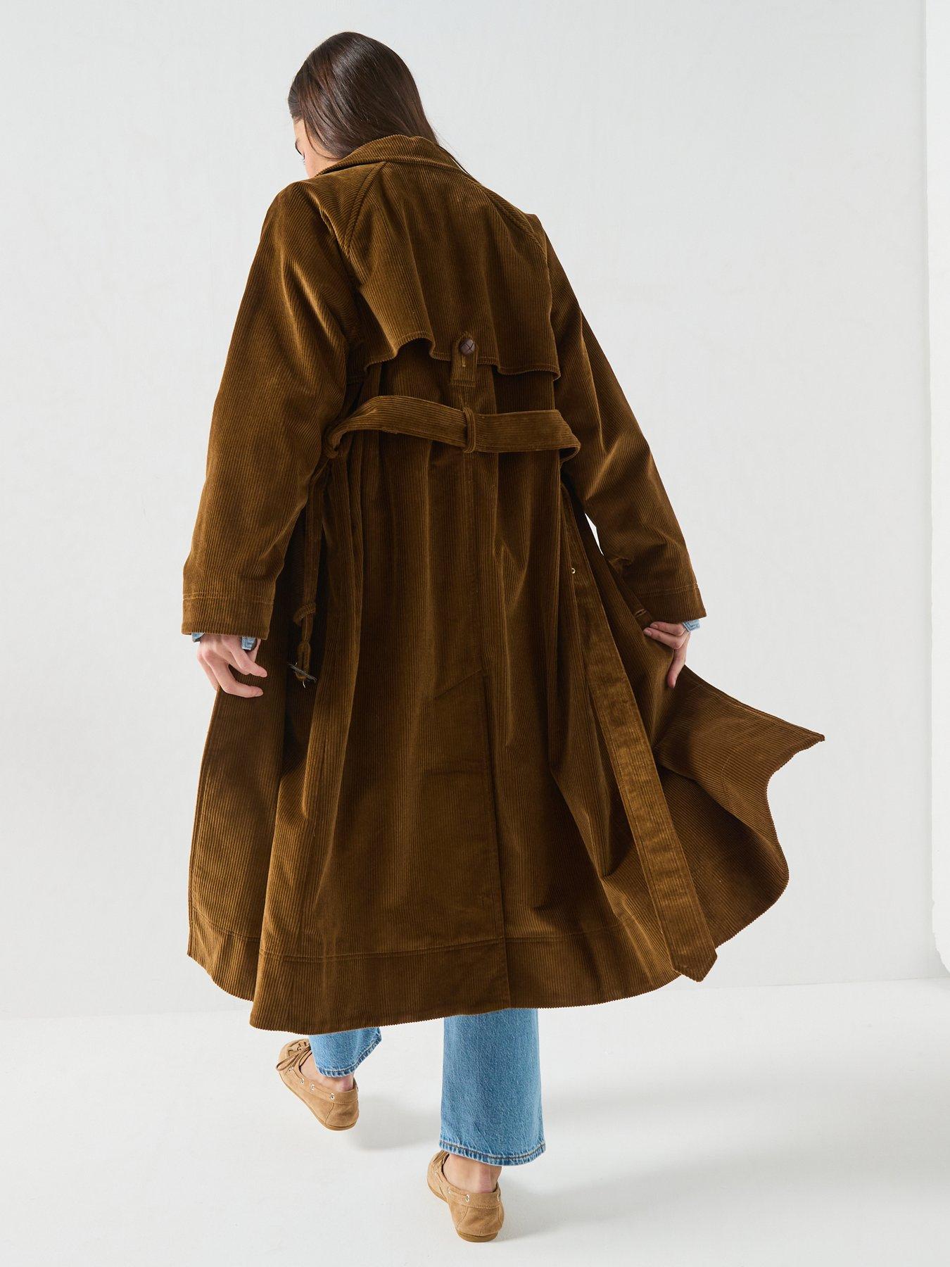 Image 2 of 6 of Barbour Antonella Cord Trench Casual Jacket