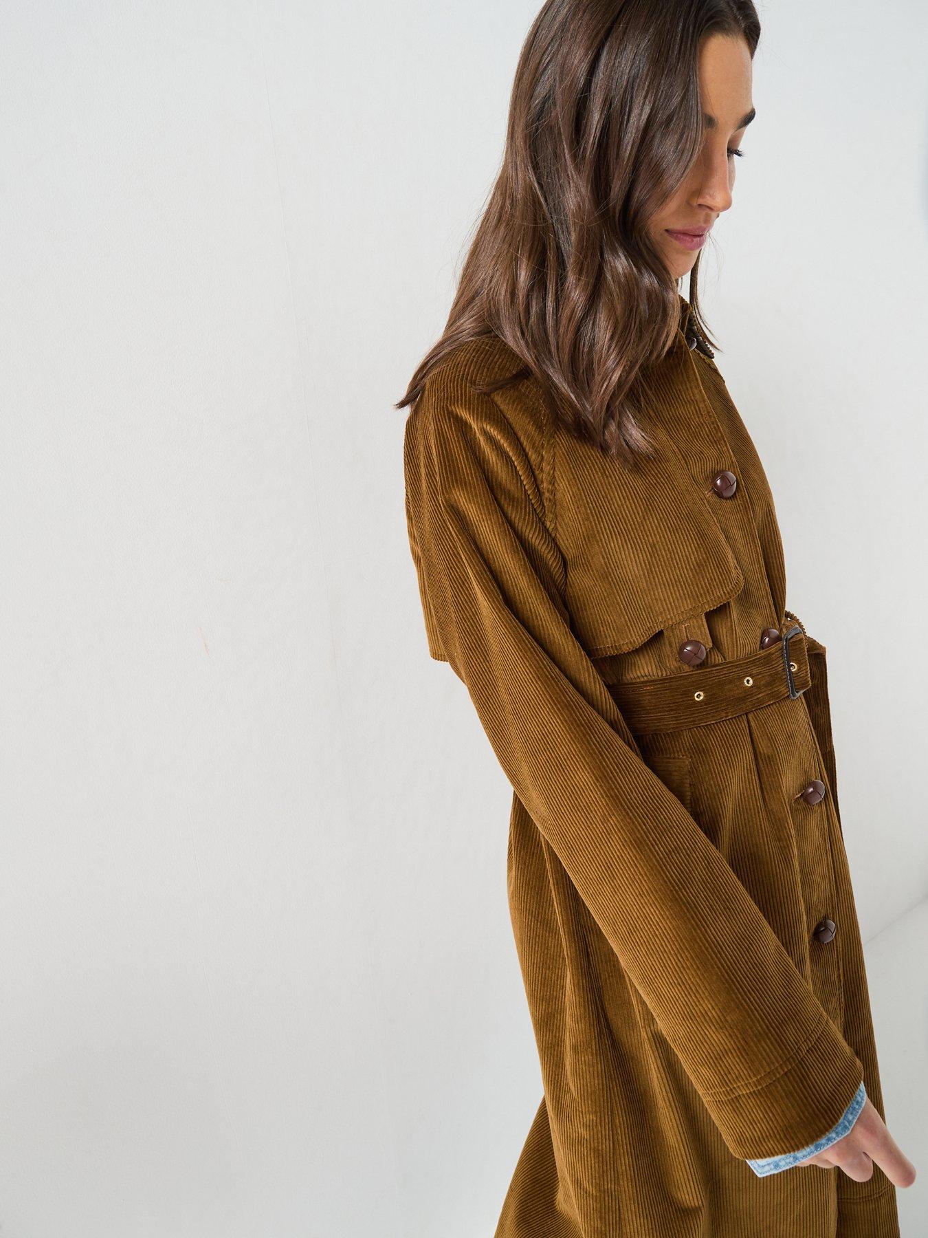 Image 4 of 6 of Barbour Antonella Cord Trench Casual Jacket
