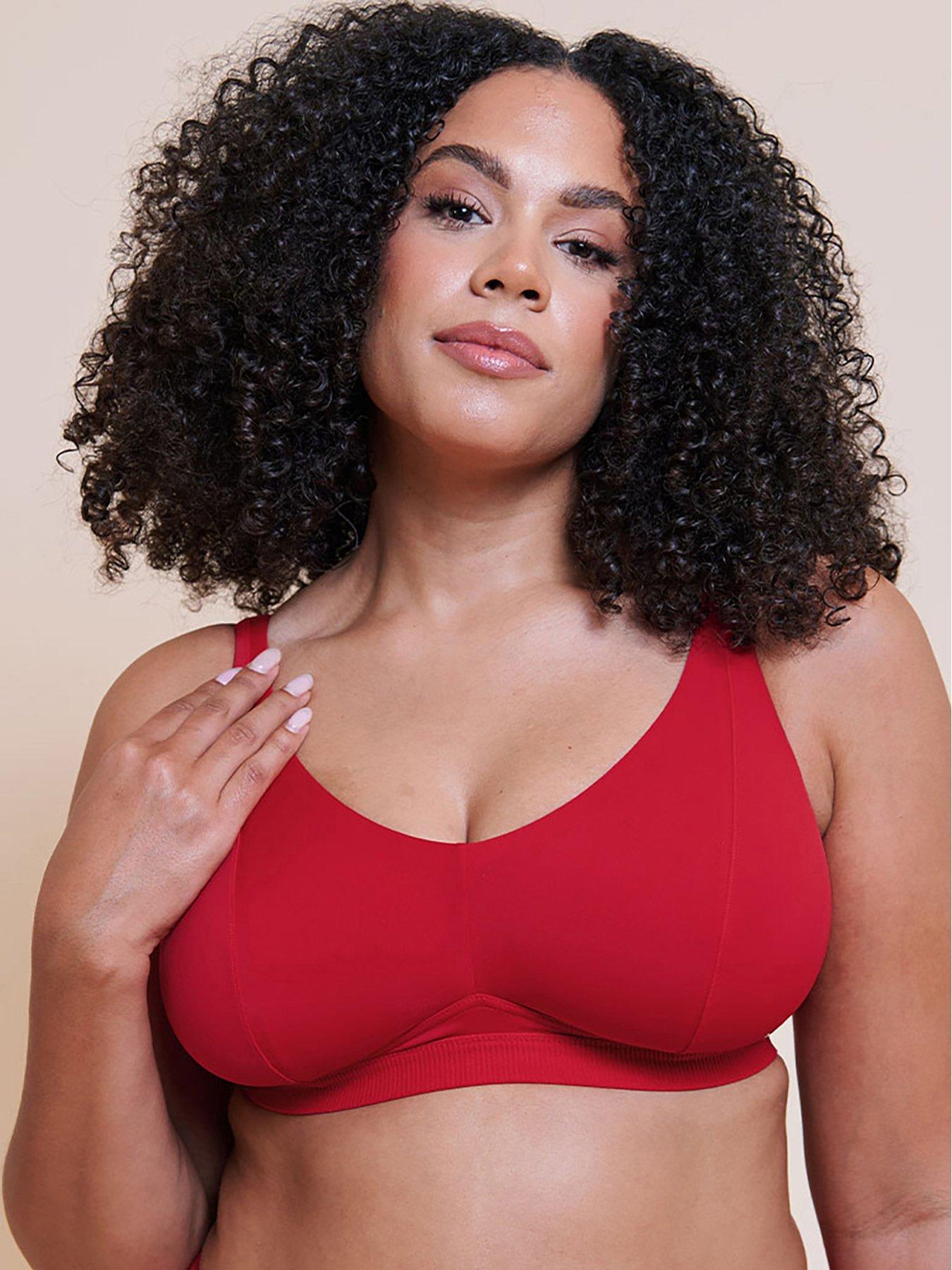 Curvy Kate Zen Non-wired Bralette - Red