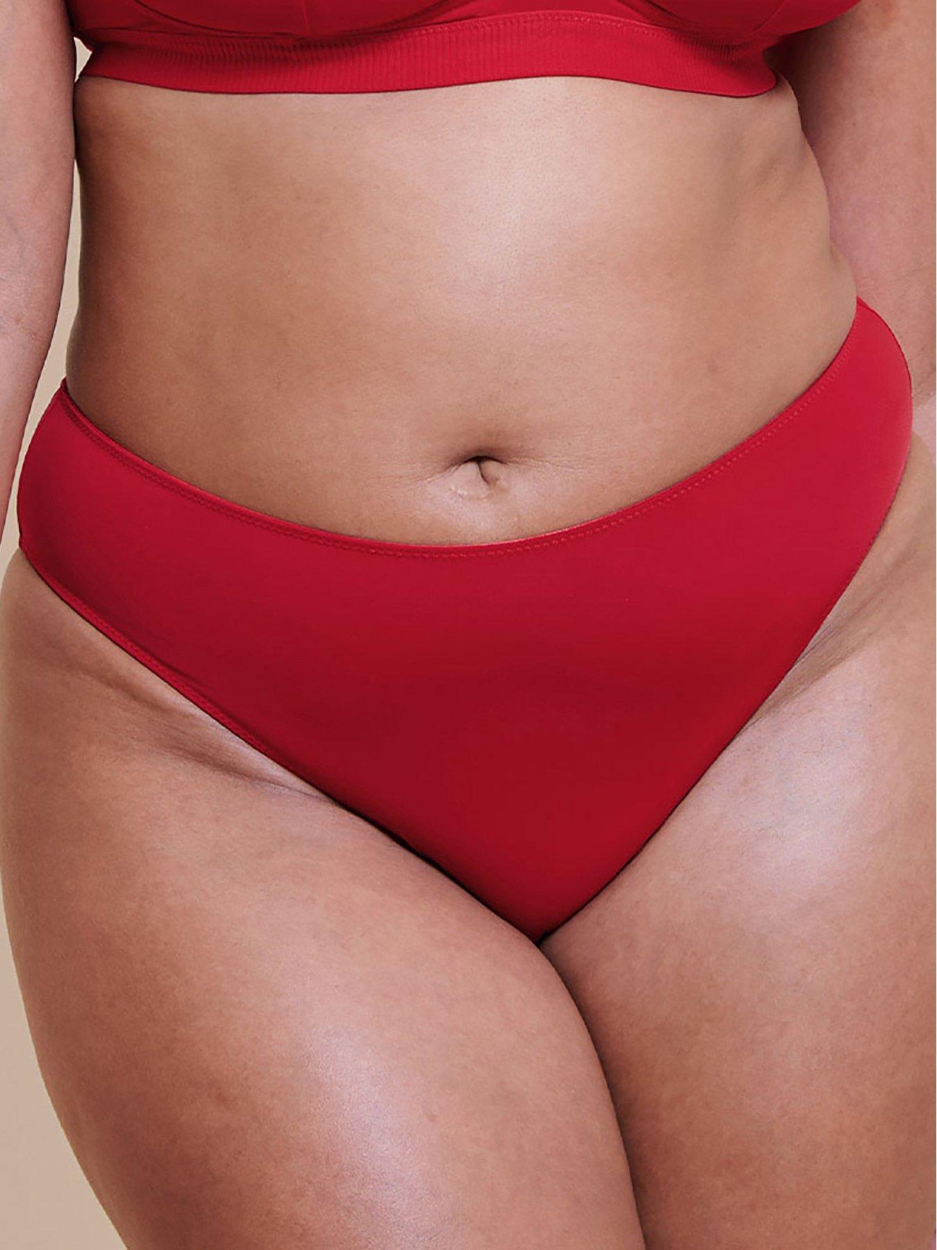 Curvy Kate Zen Brazilian Brief - Red