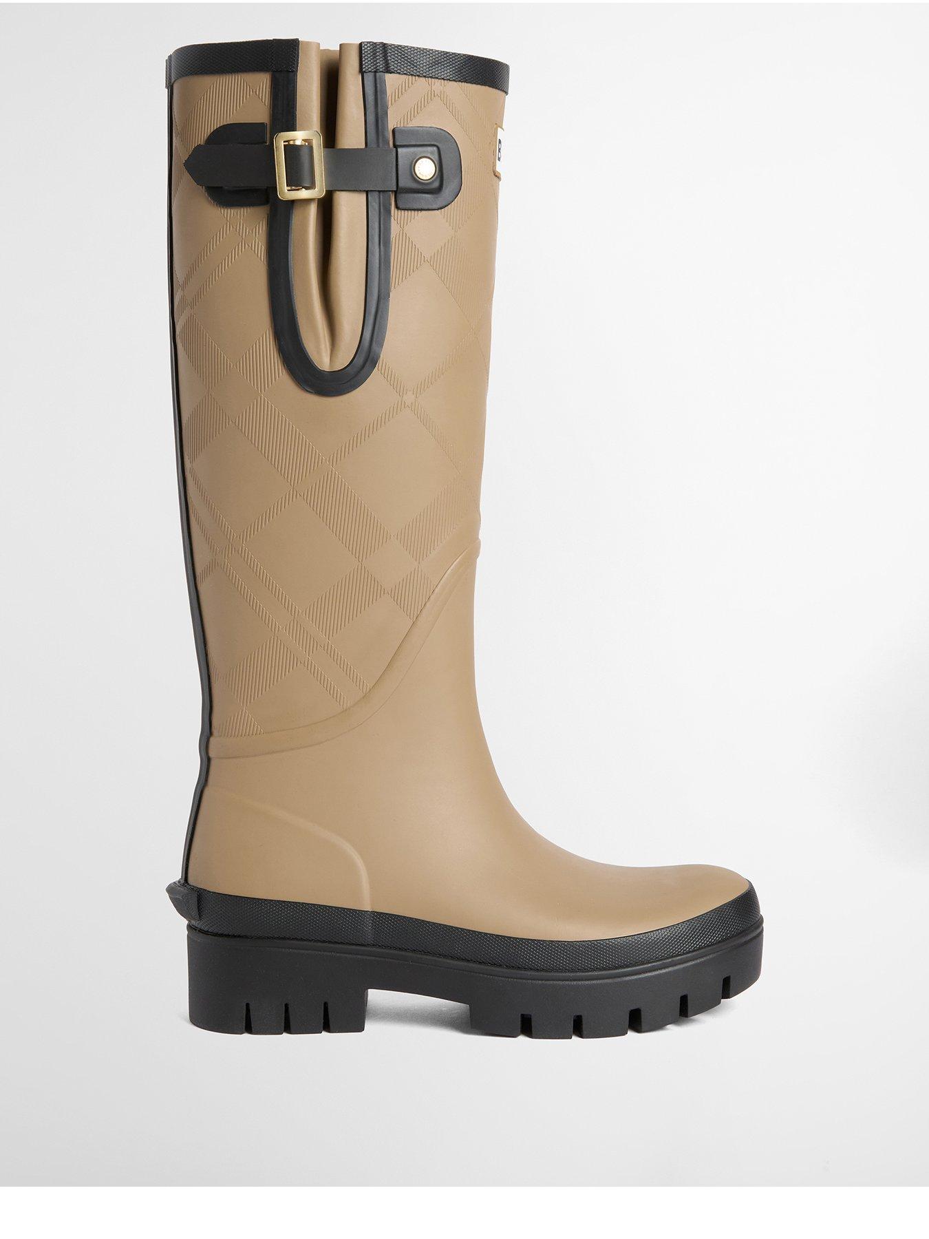 Image 1 of 7 of Barbour Leighton Tartan Tall Welly