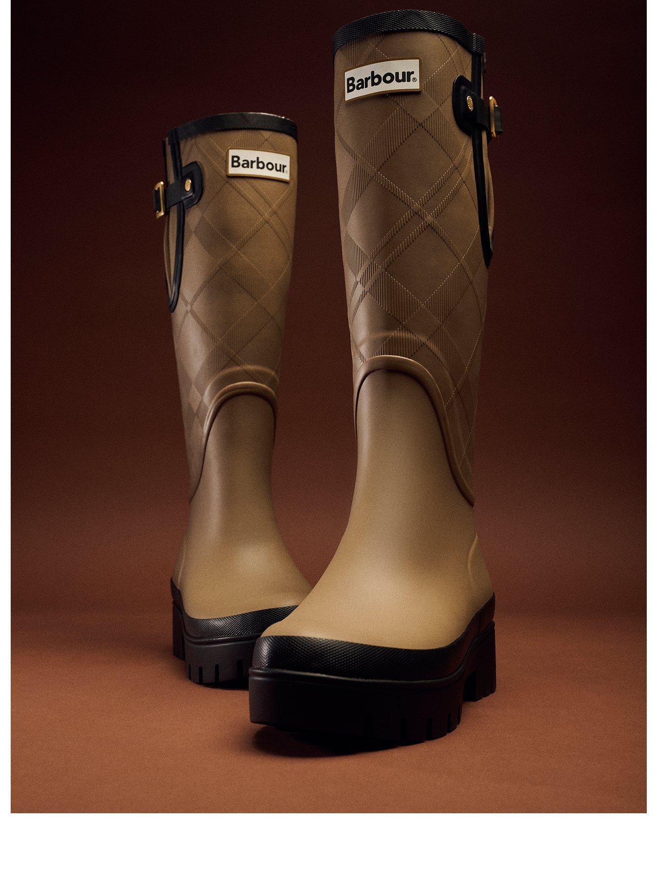 Image 2 of 7 of Barbour Leighton Tartan Tall Welly