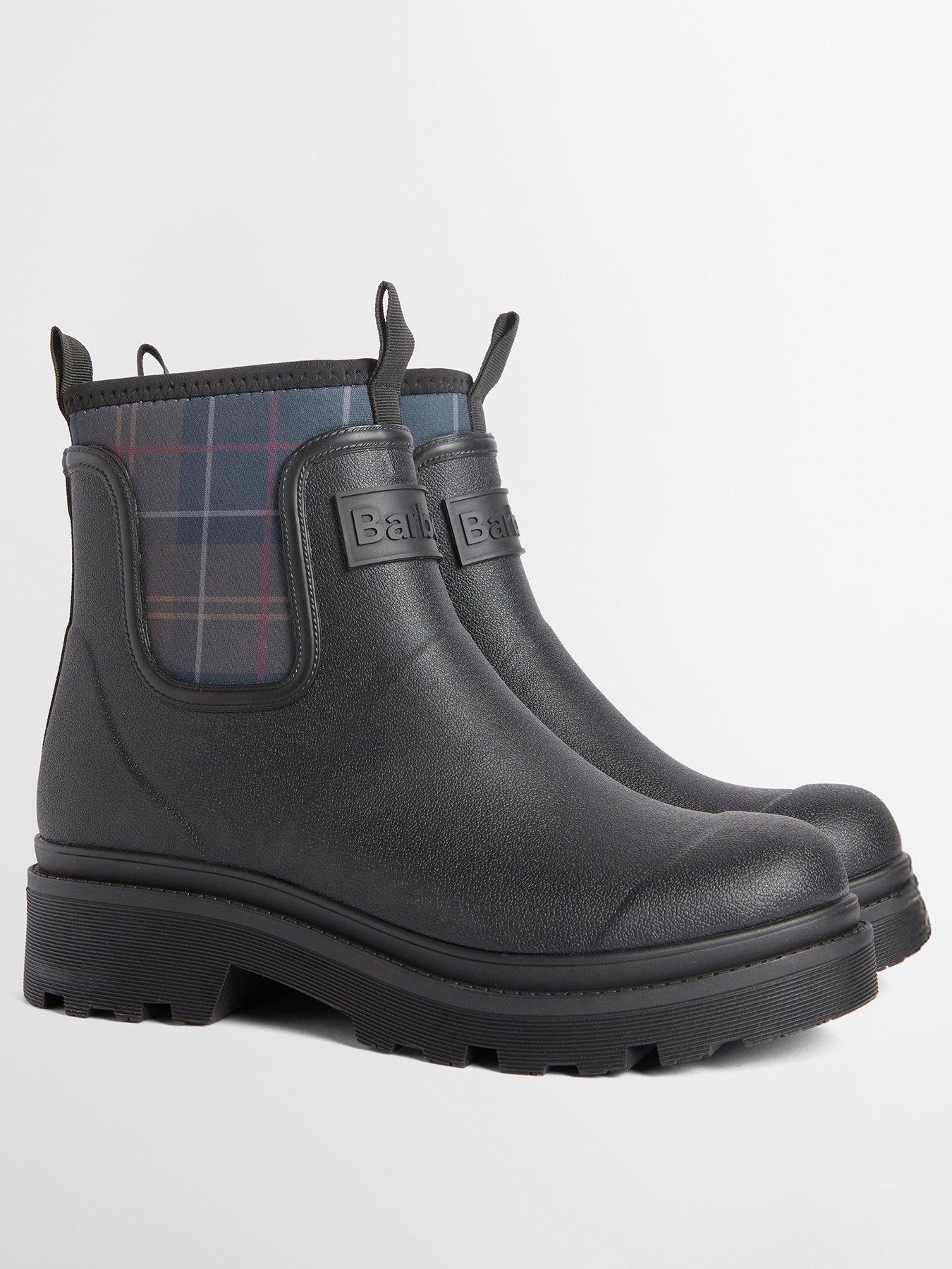 Image 2 of 6 of Barbour Cynthia Chelsea Ankle Wellingtons - Black