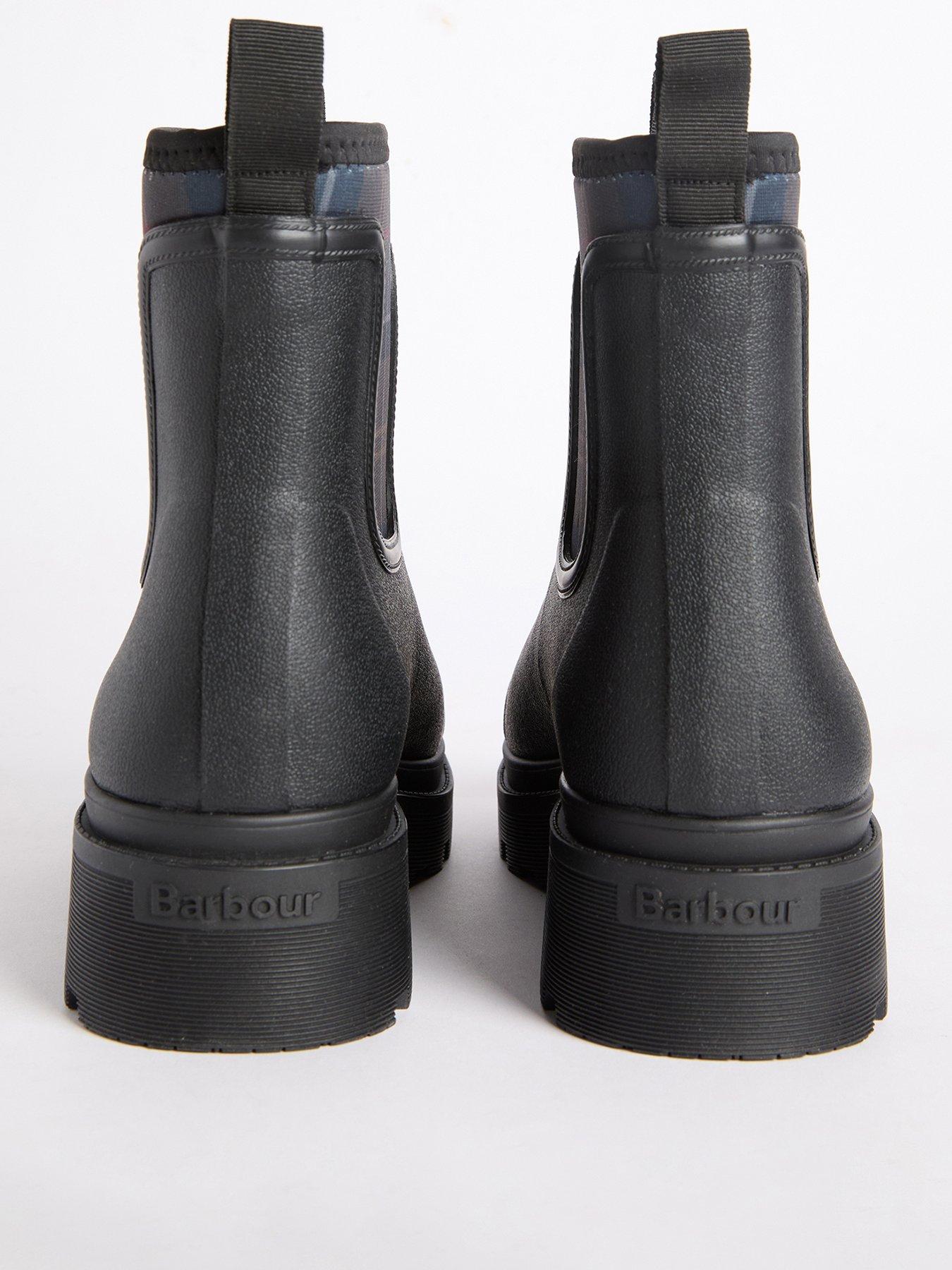 Image 3 of 6 of Barbour Cynthia Chelsea Ankle Wellingtons - Black