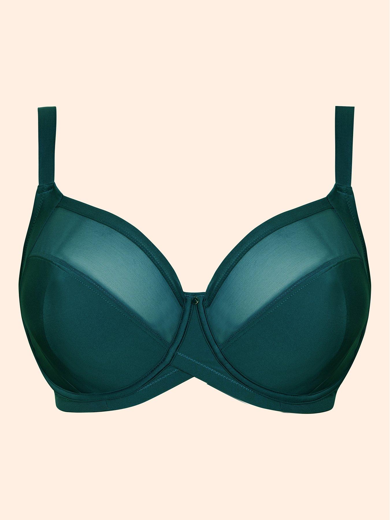 Image 6 of 6 of Curvy Kate Wonderfully Full Cup Side Support Bra - Deep Teal