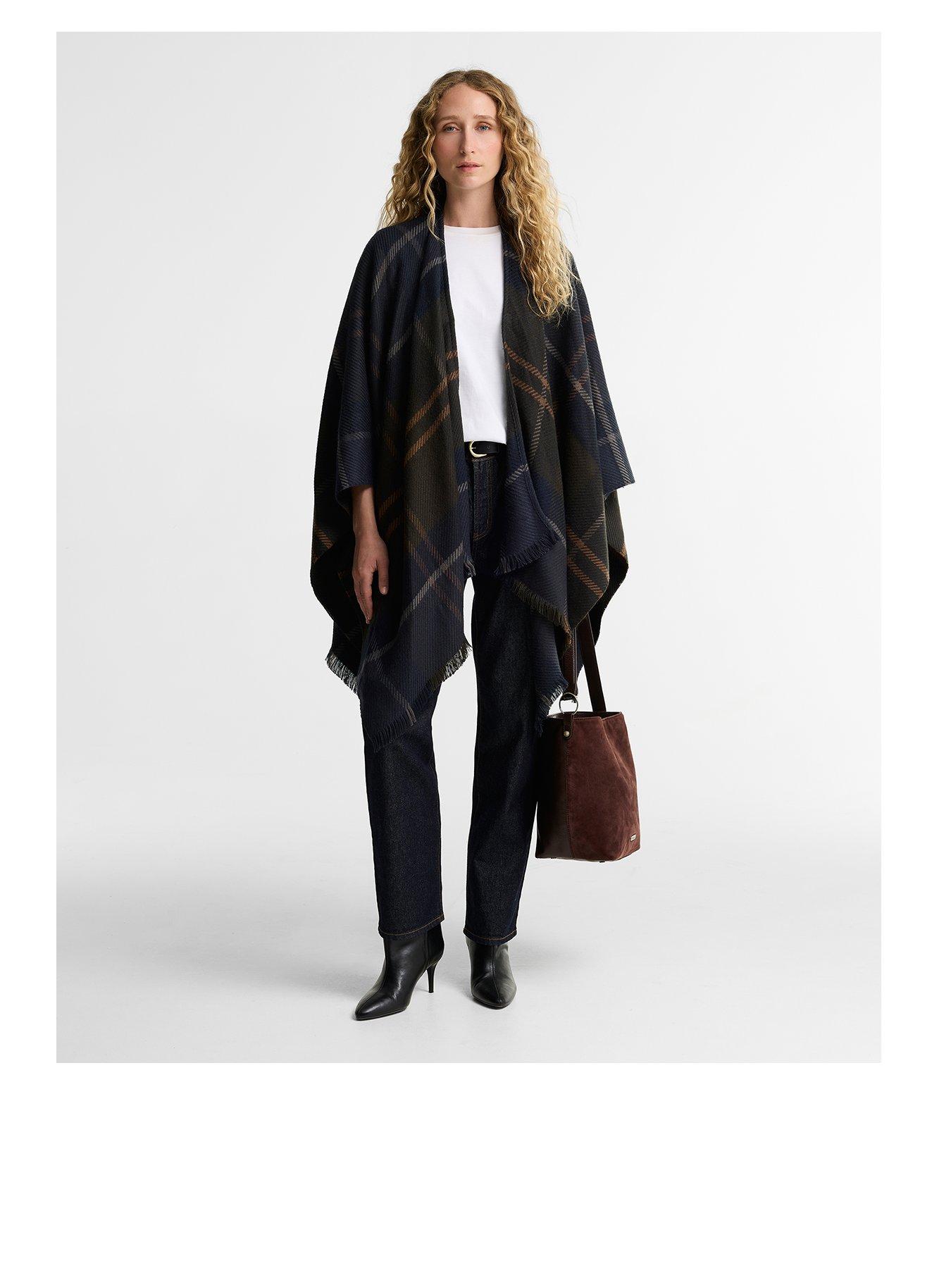 Image 1 of 1 of Barbour Blair Tartan Serape - Brown