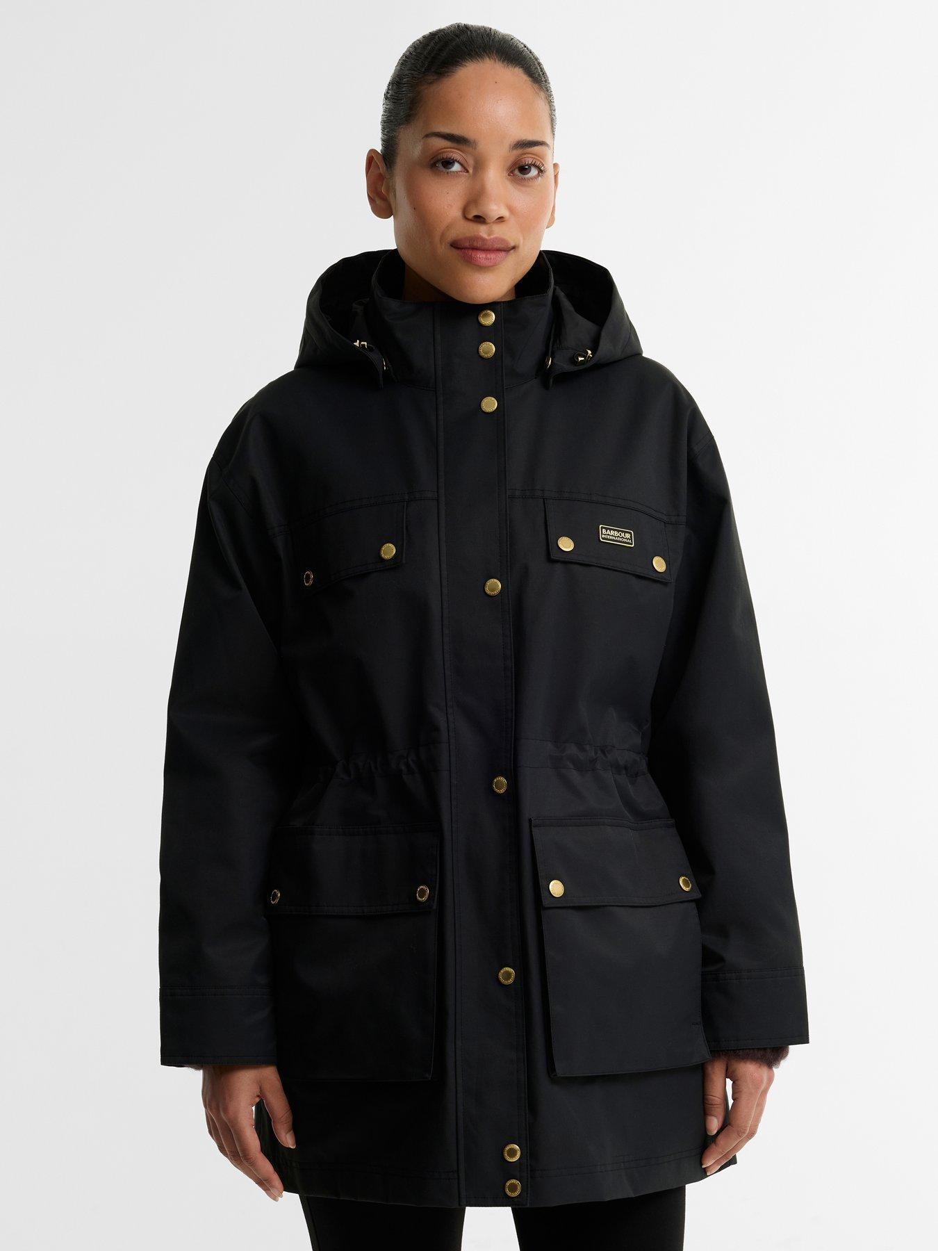 Image 1 of 4 of Barbour International Molina Showerproof Jacket - Black