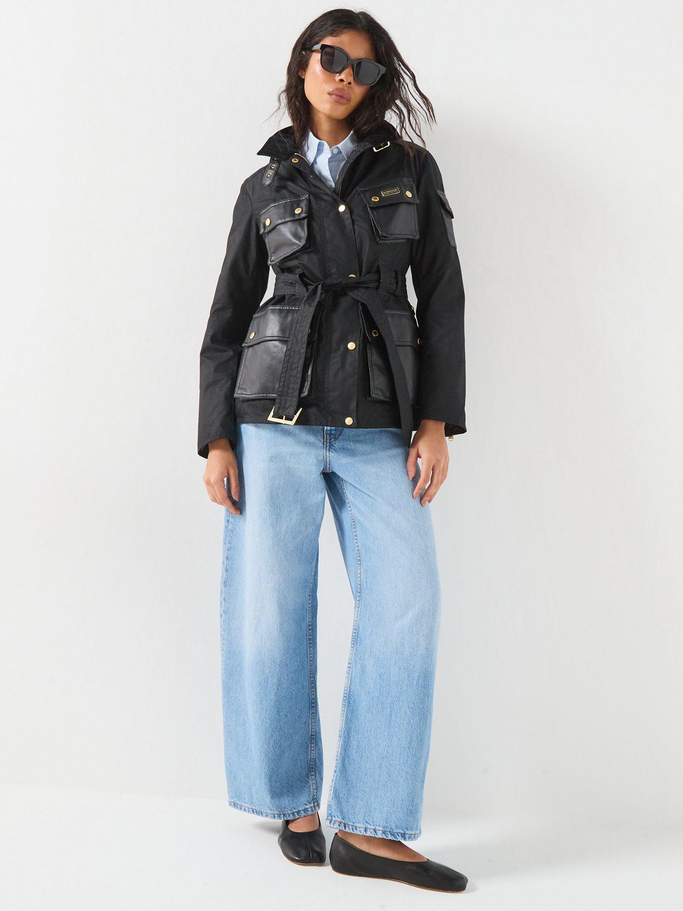 Image 3 of 6 of Barbour International Original Waxed Jacket - Black