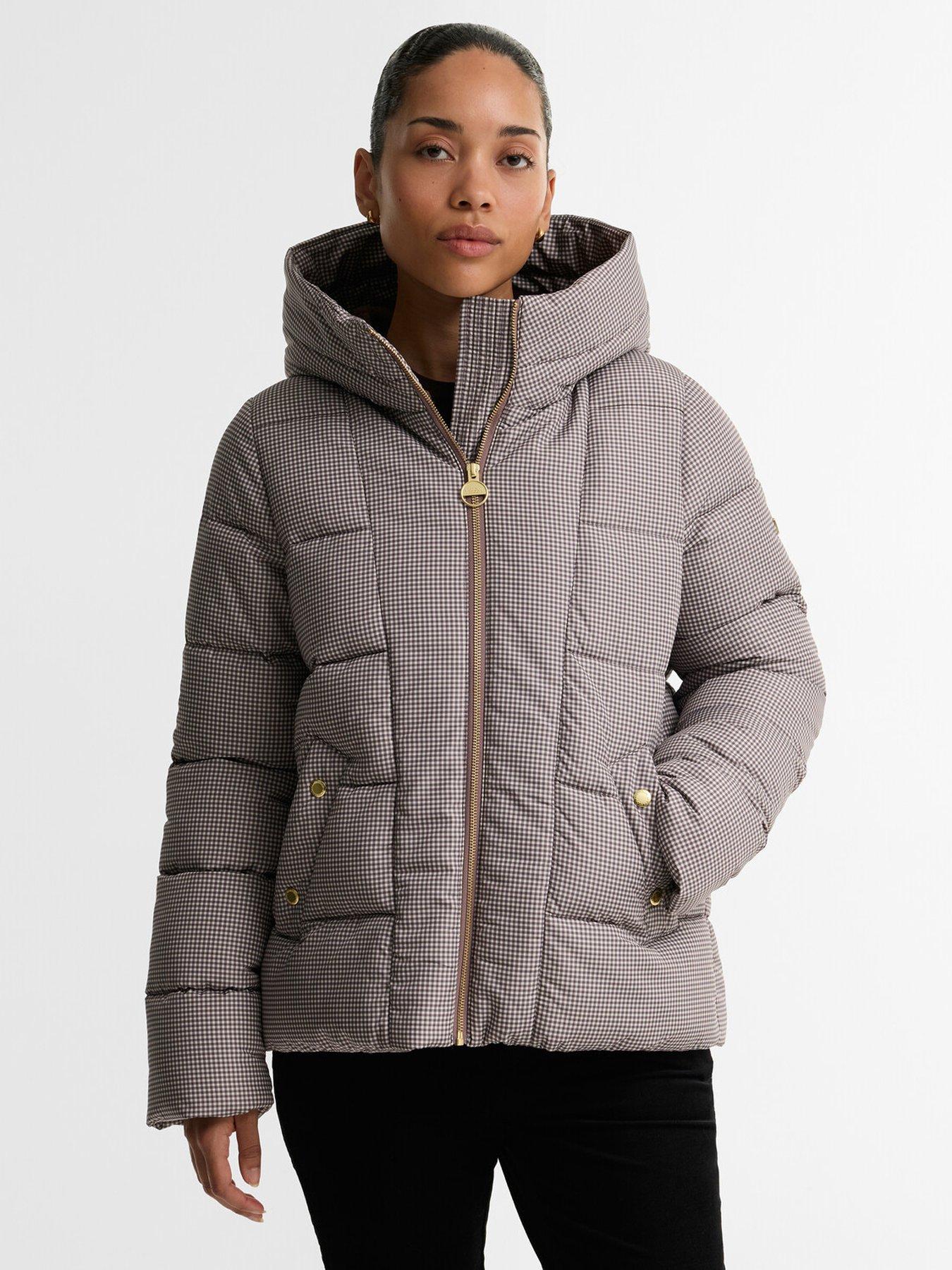 Image 1 of 7 of Barbour International Printed Brantley Puffer Jacket