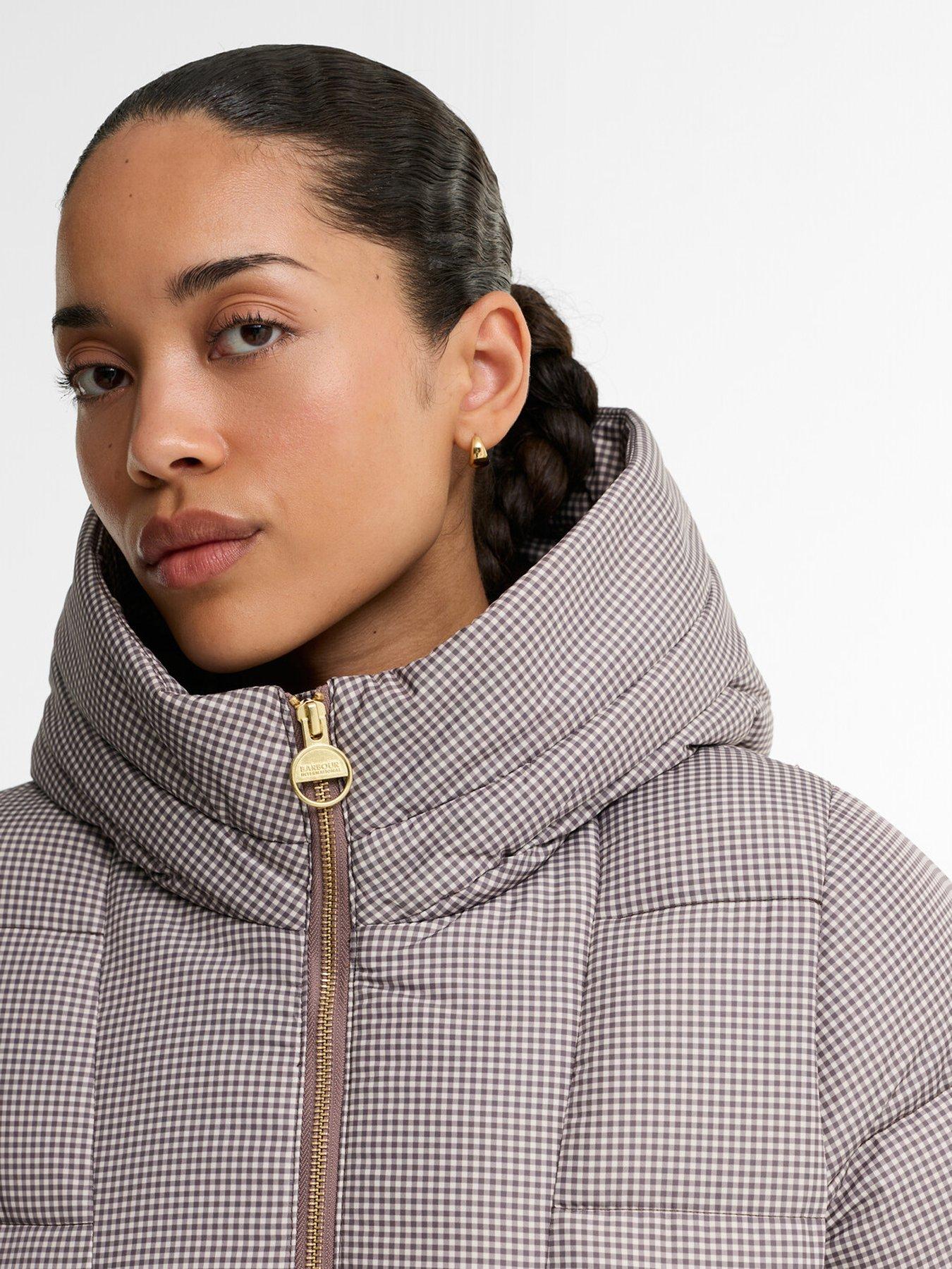 Image 4 of 7 of Barbour International Printed Brantley Puffer Jacket