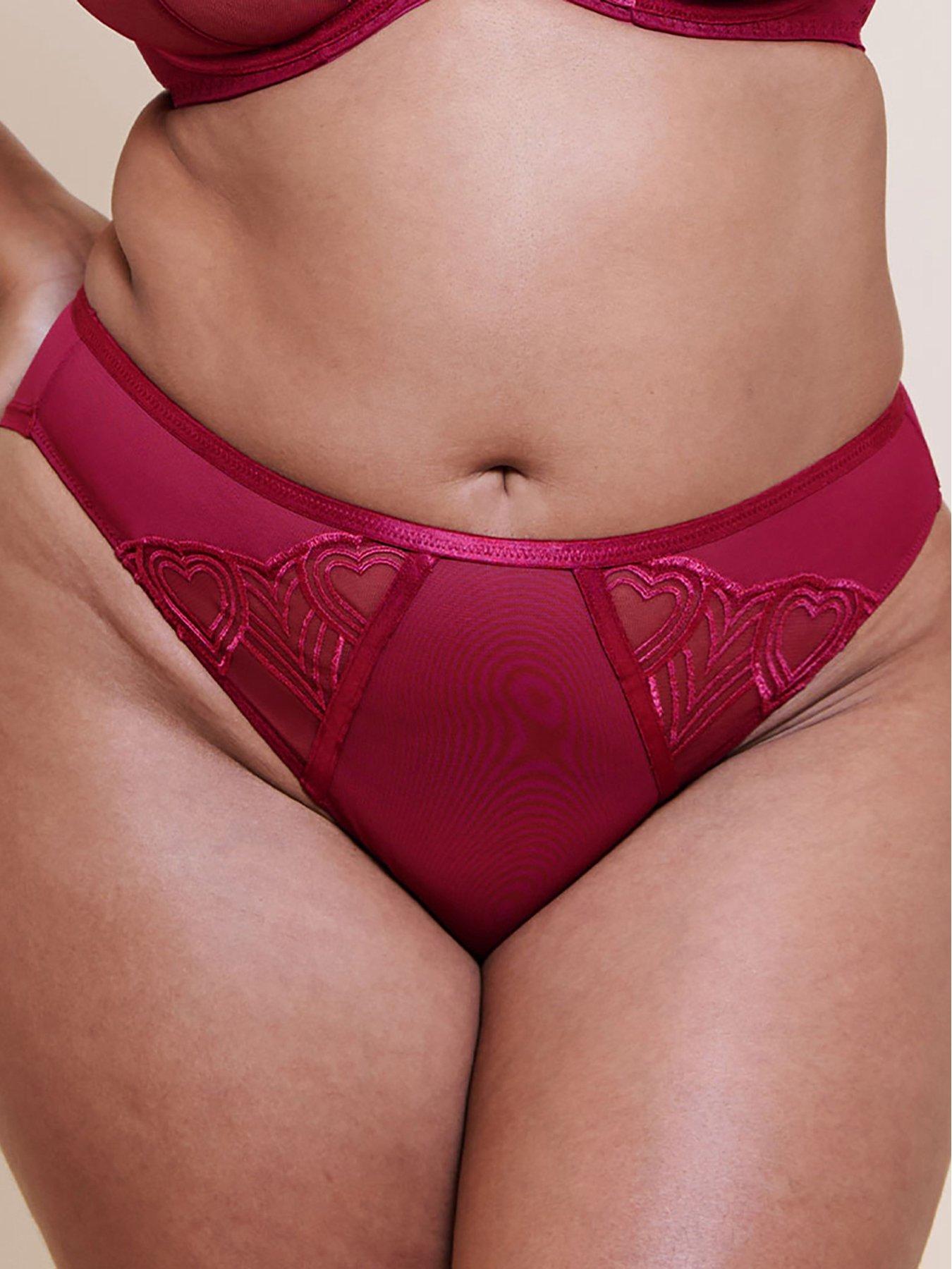 Image 1 of 6 of Curvy Kate Curvy Kate Heartstopper Tanga Brief - Sangria
