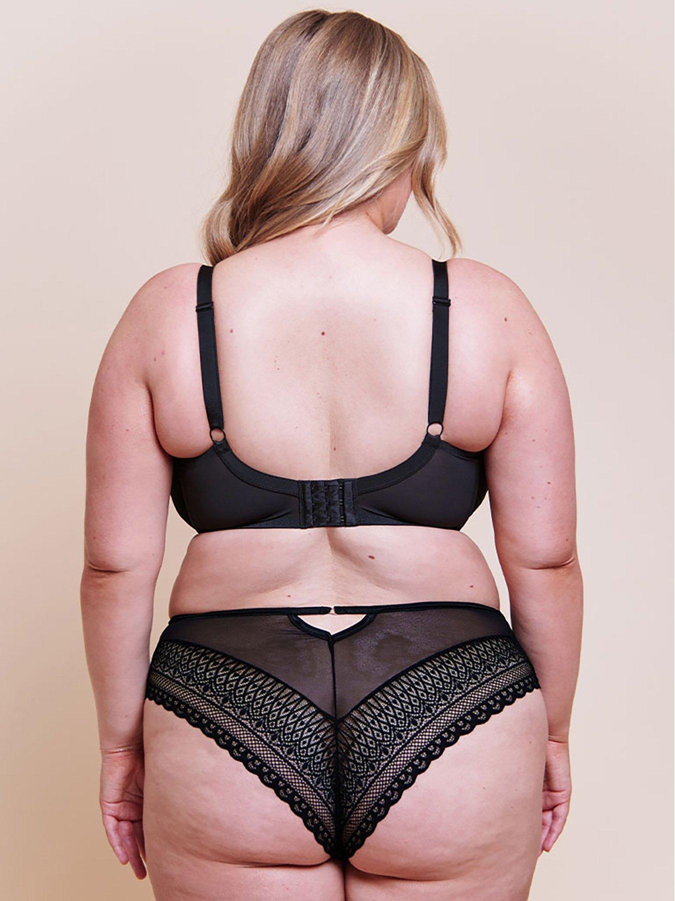Image 2 of 6 of Curvy Kate Curvy Kate Victory Nouveau Side Support Balcony Bra (second Sizes) - Black