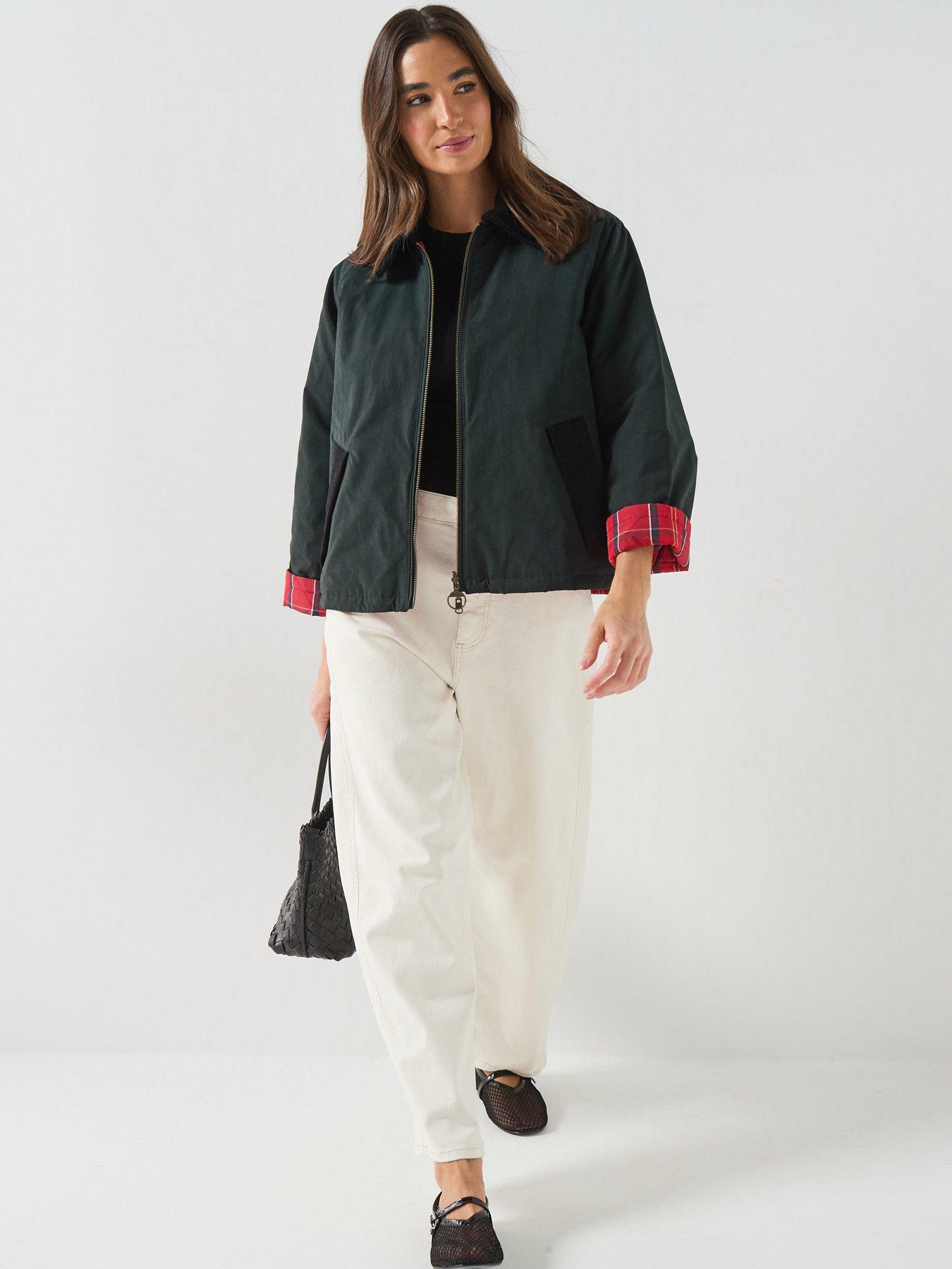 Image 3 of 6 of Barbour Dawn Reversible Casual Jacket - Black