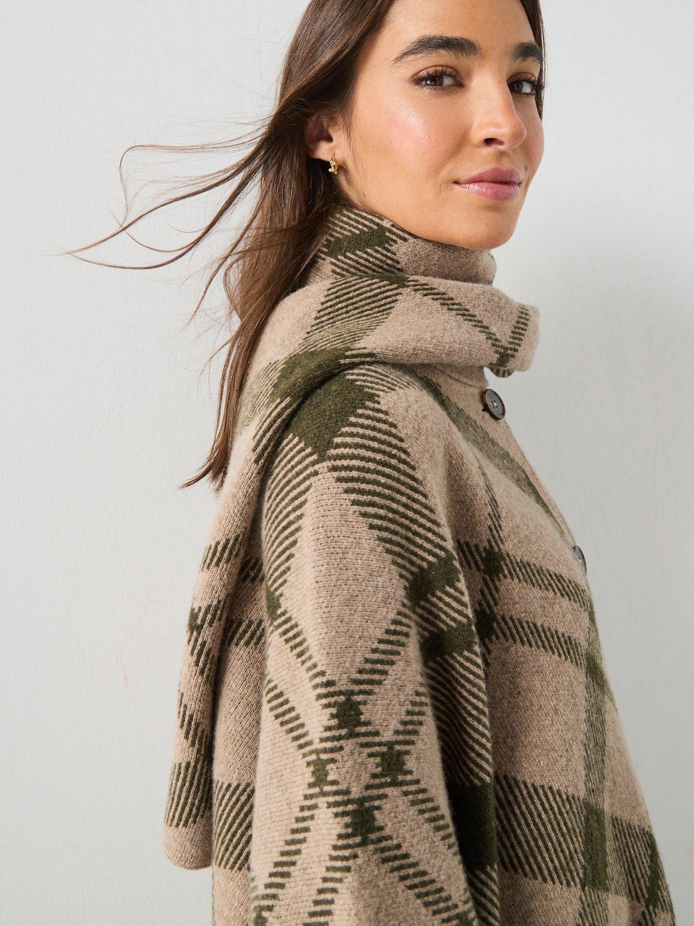 Image 4 of 6 of Barbour Women's Vienna Knitted Cape - Cream