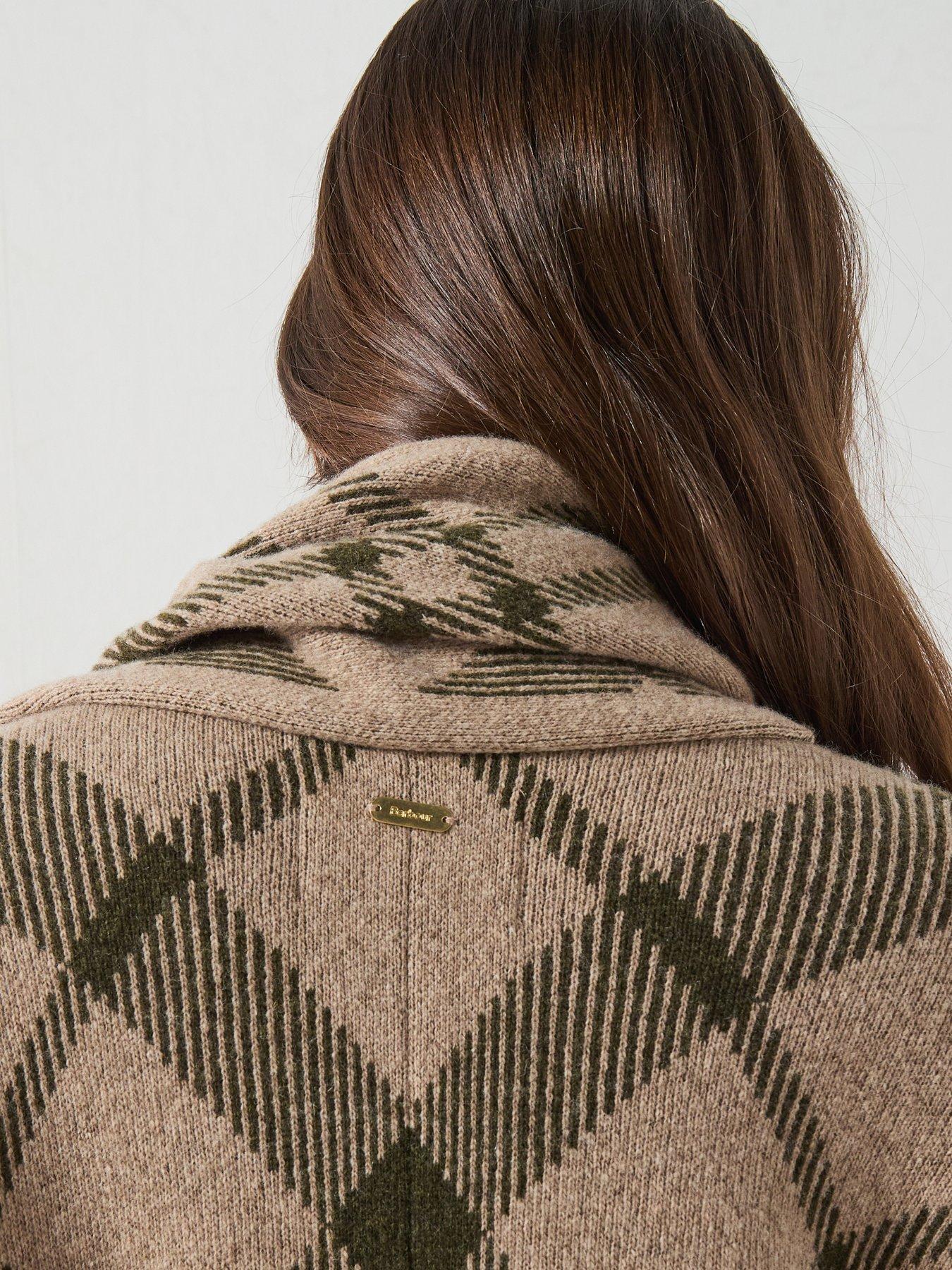 Image 5 of 6 of Barbour Women's Vienna Knitted Cape - Cream