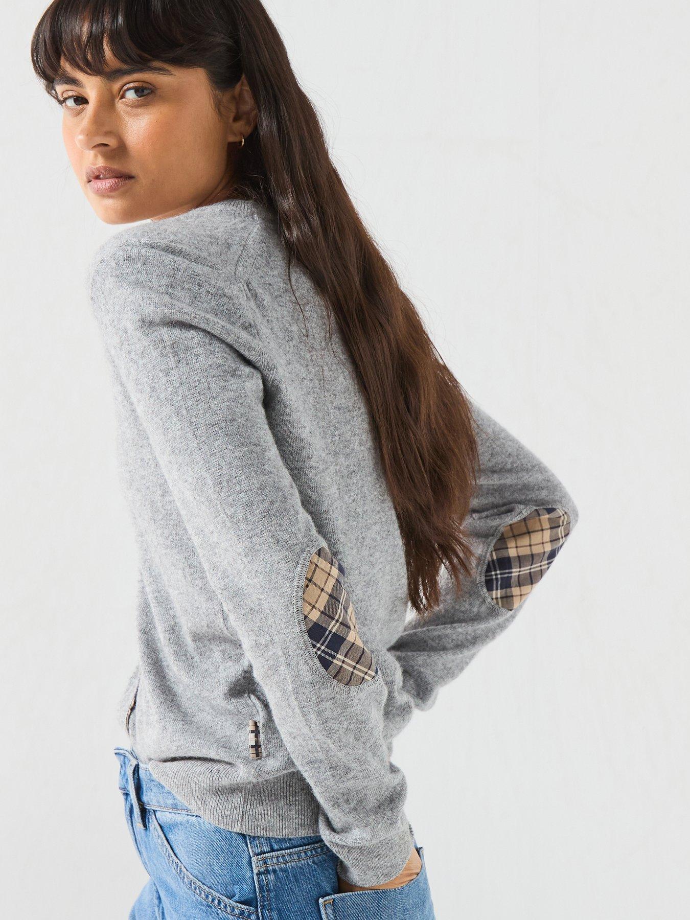 Image 5 of 6 of Barbour Pendle Knitted Cardigan - Grey