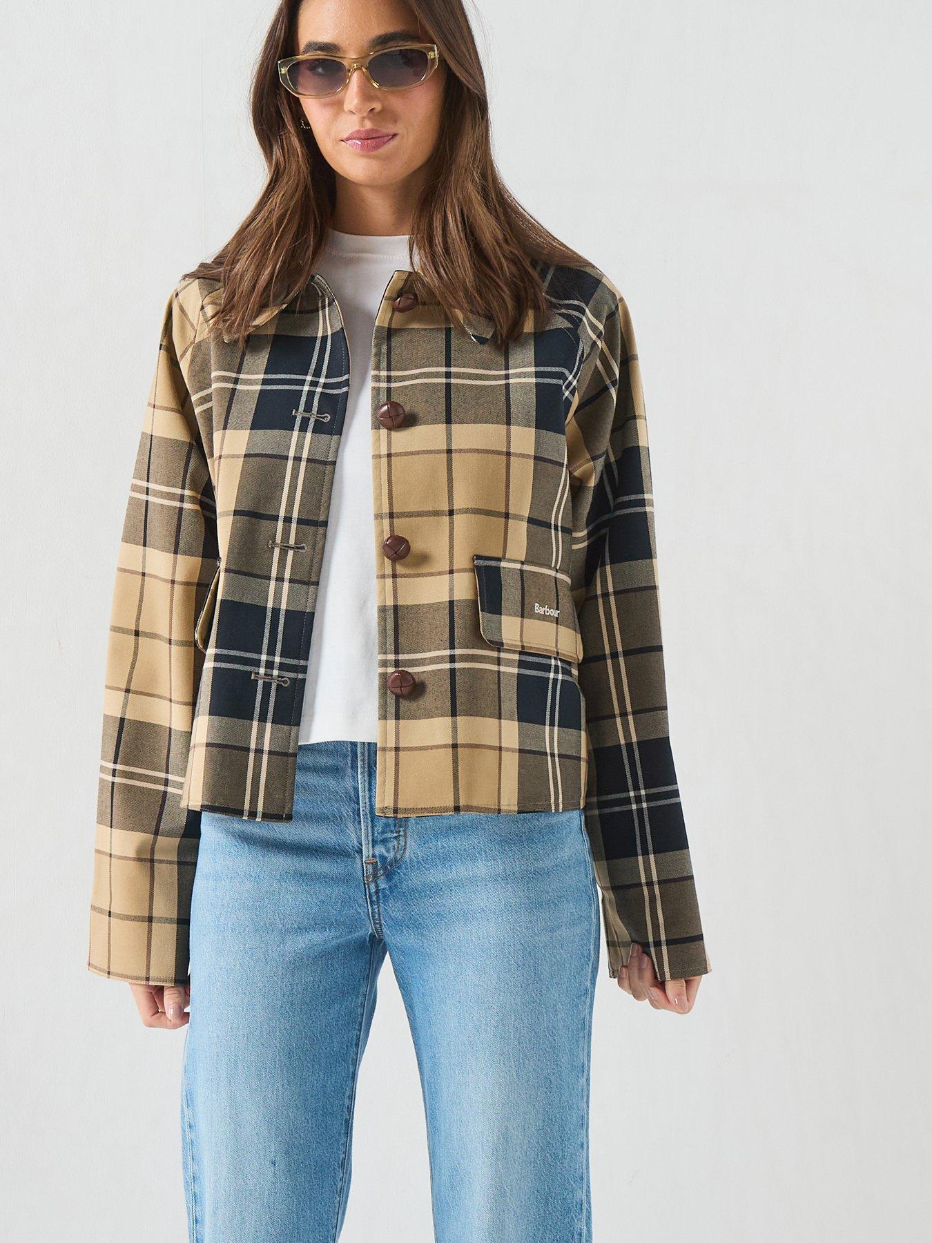 Barbour Barbour Delilah Checked Showerproof Jacket