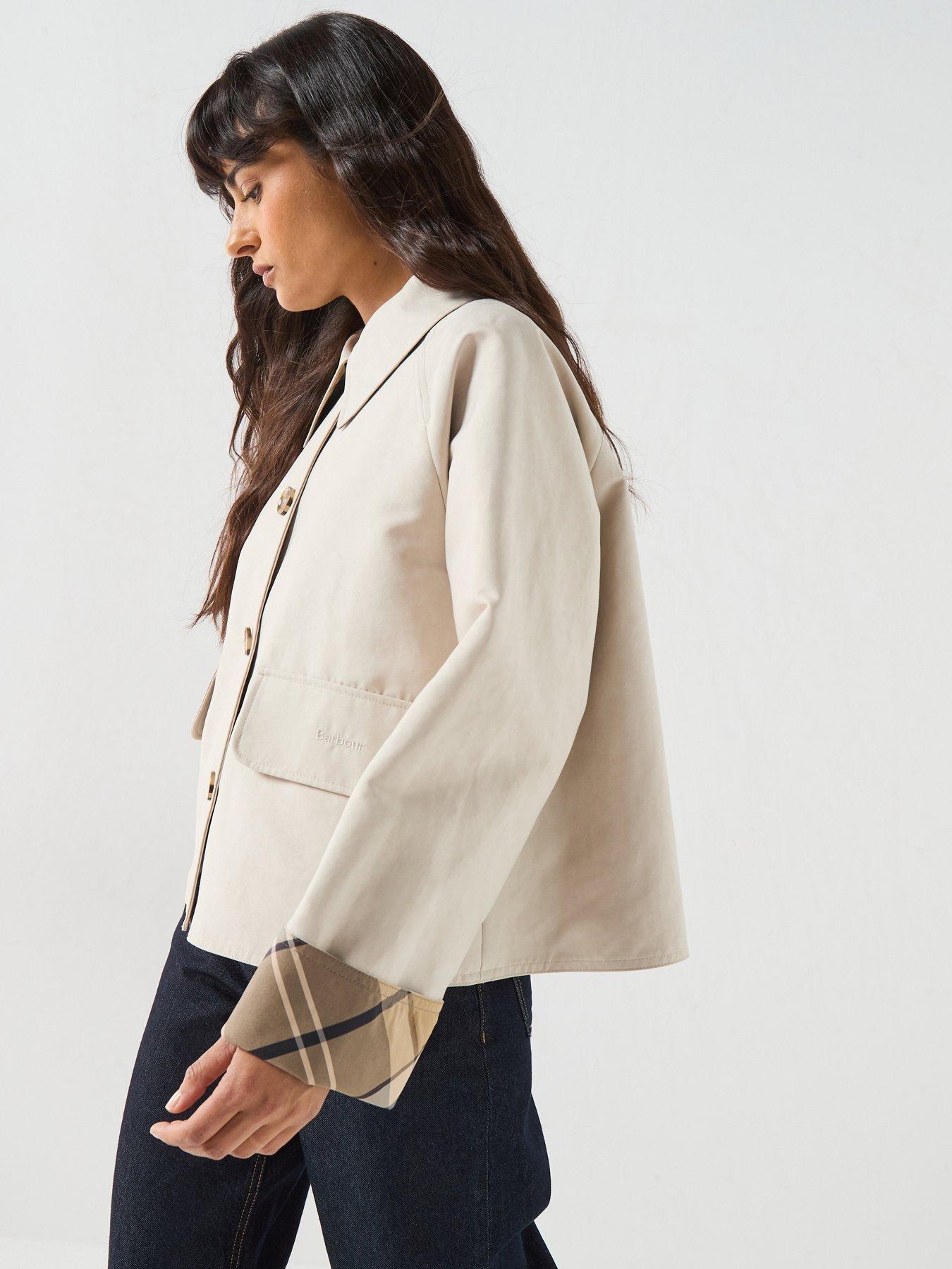 Image 1 of 6 of Barbour Delilah Showerproof Jacket - Cream