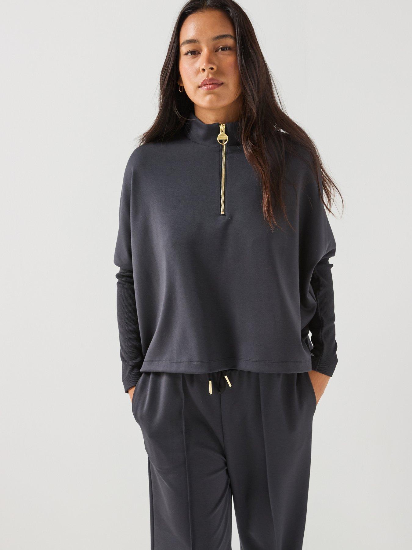 Barbour International BIntl Kemora Half Zip Sweatshirt - Black