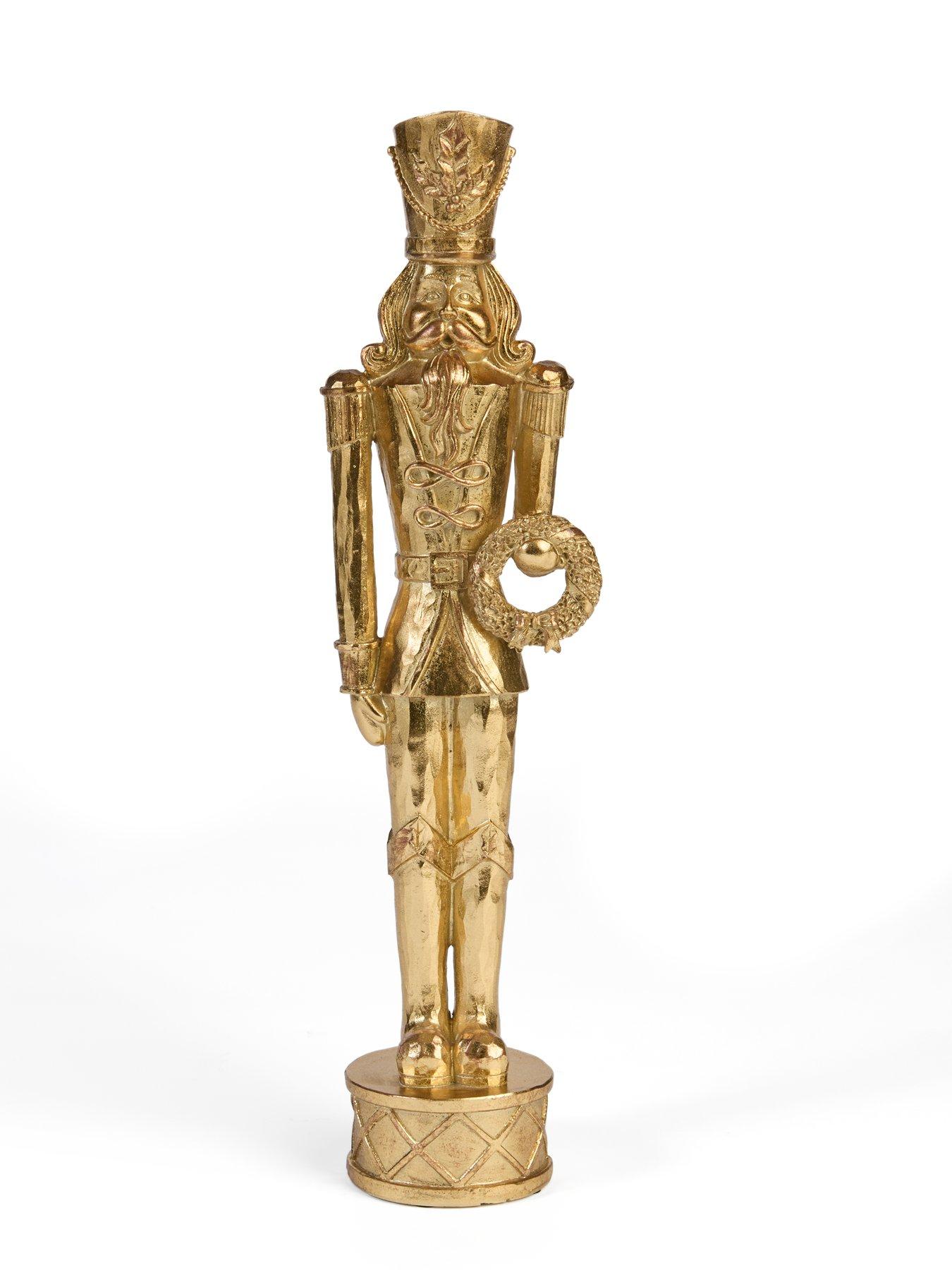 Image 2 of 6 of Festive Gold Nutcracker Christmas Decoration&nbsp;- 52 cm