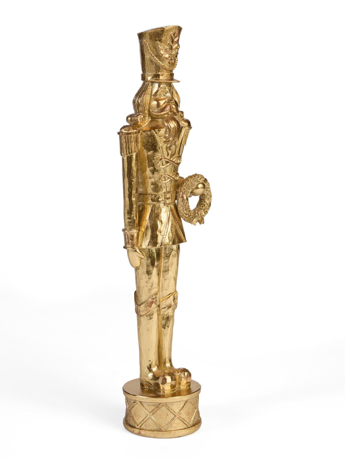 Image 3 of 6 of Festive Gold Nutcracker Christmas Decoration&nbsp;- 52 cm