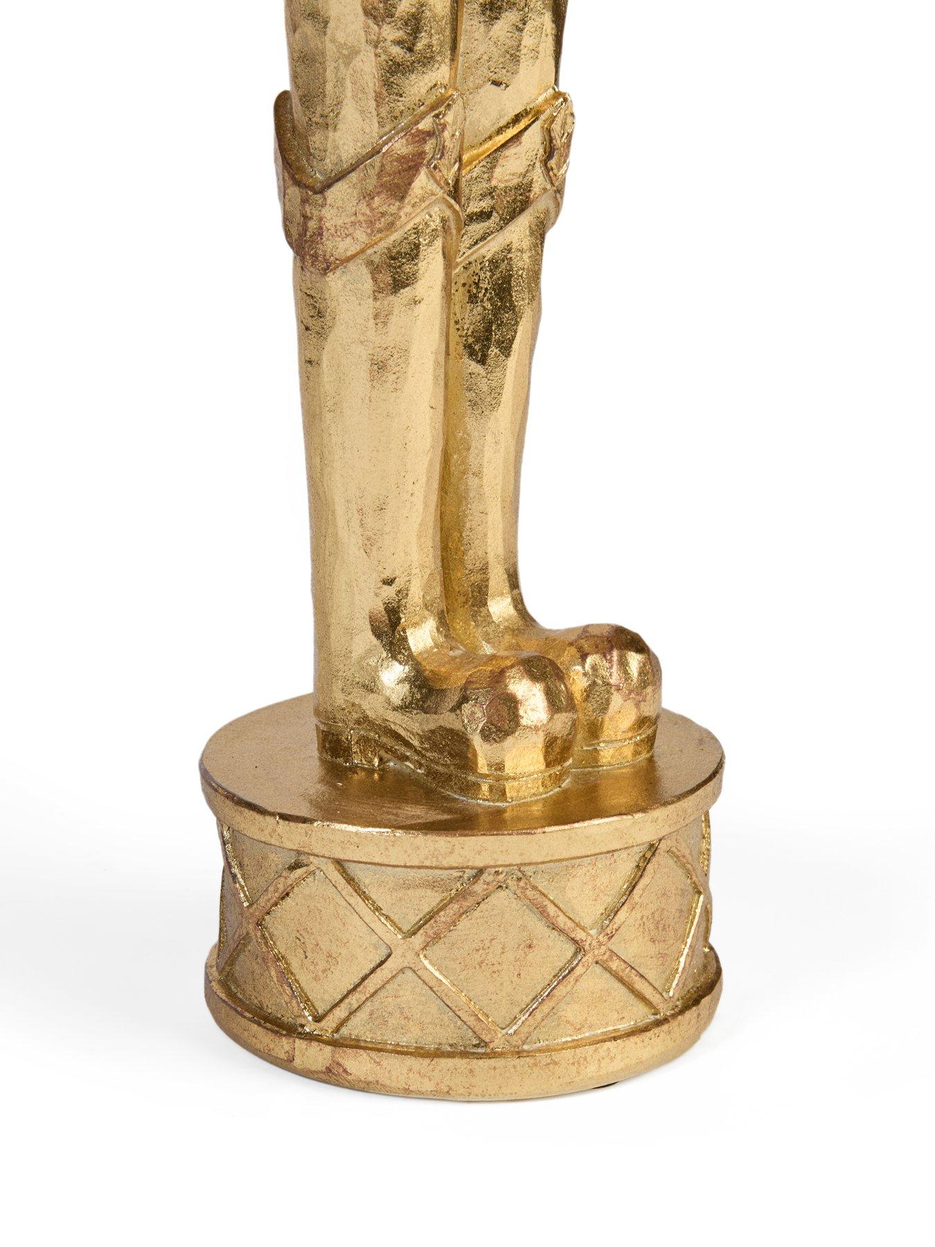 Image 5 of 6 of Festive Gold Nutcracker Christmas Decoration&nbsp;- 52 cm