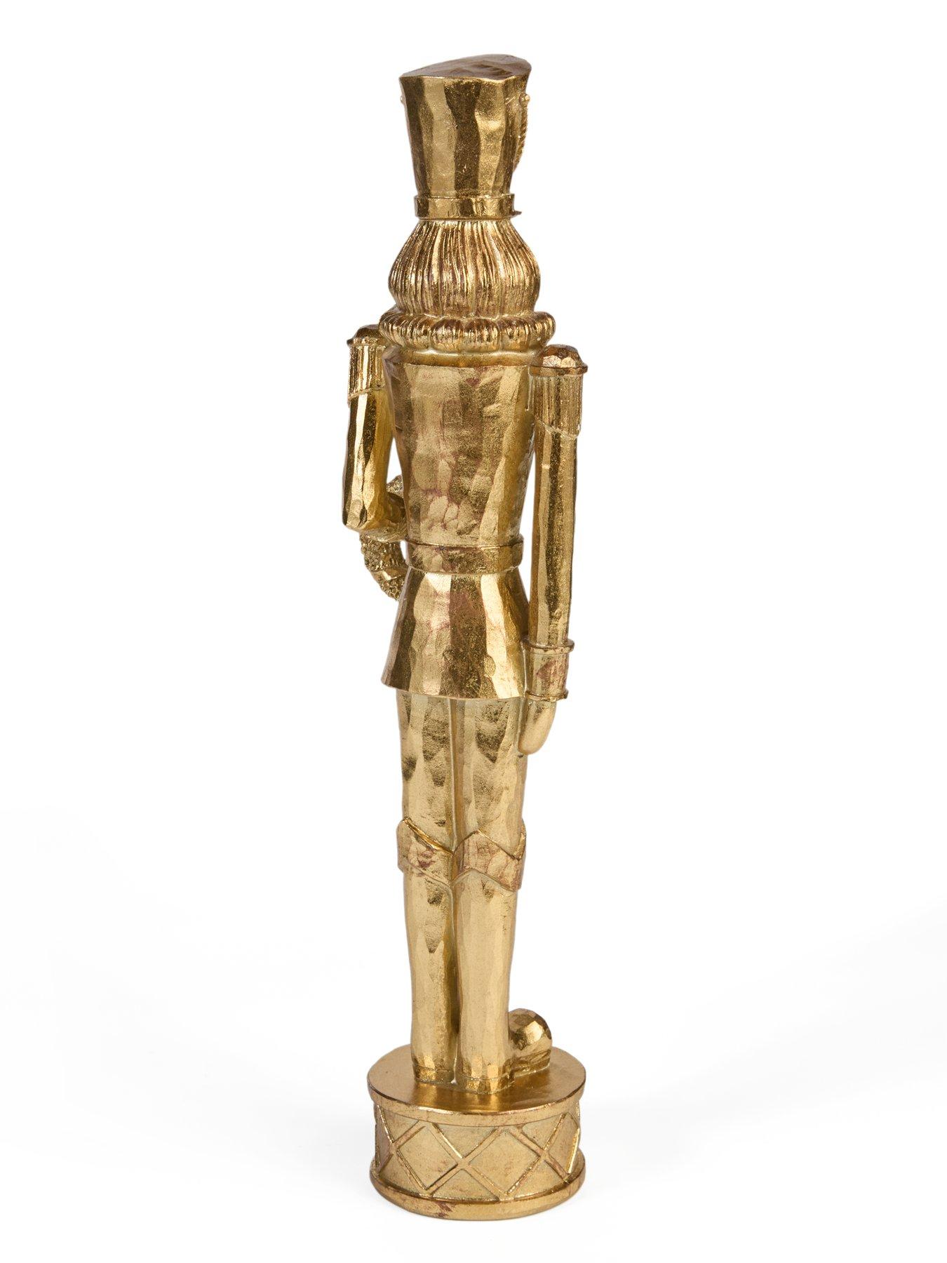 Image 6 of 6 of Festive Gold Nutcracker Christmas Decoration&nbsp;- 52 cm