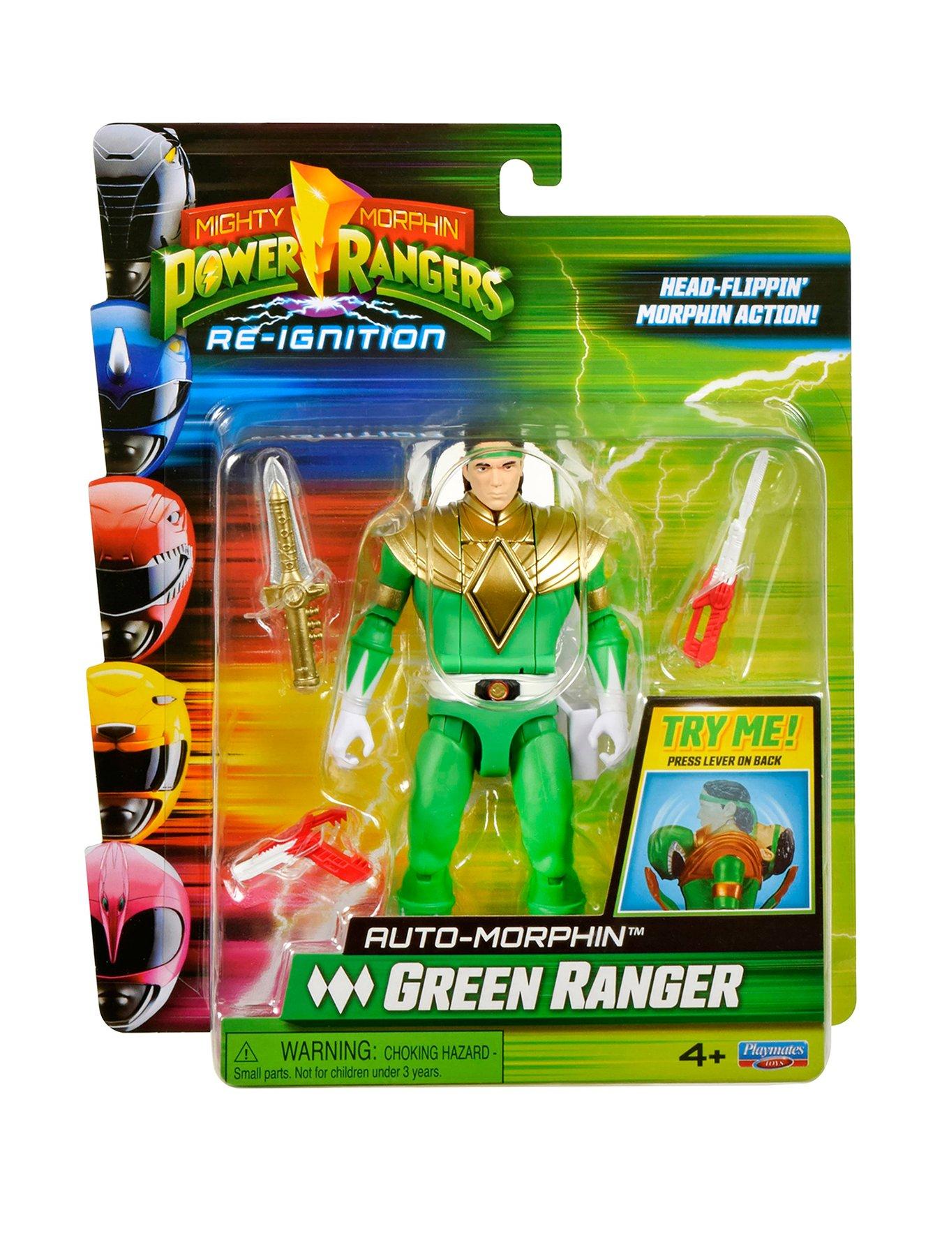 Image 1 of 7 of MMPR Auto Morphin Ranger Figure Green Ranger
