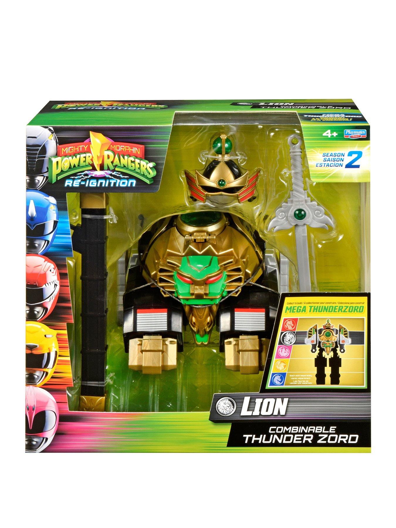Image 1 of 7 of MMPR Mighty Morphin Power Rangers Combinable Thunderzord Lion