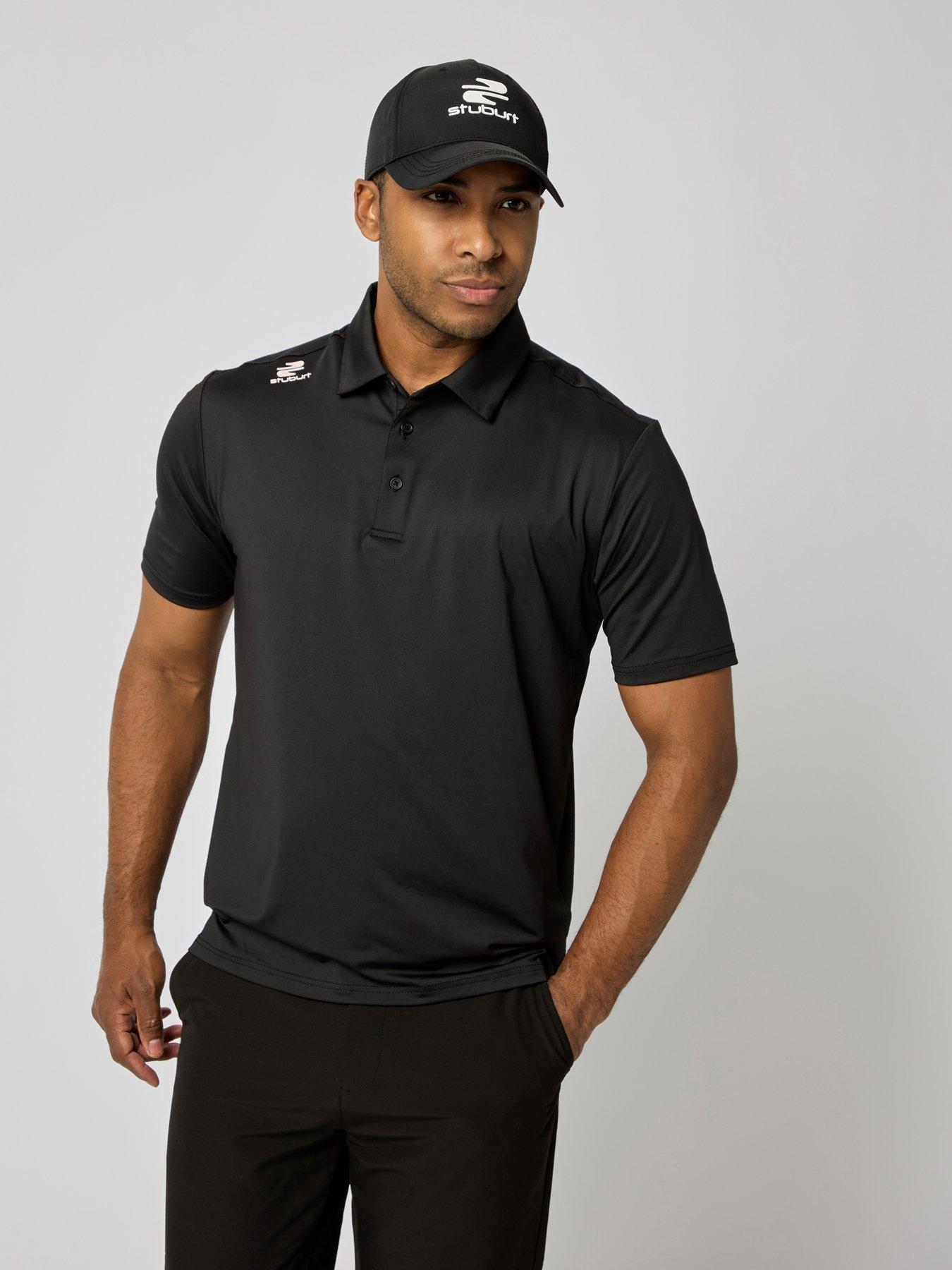 Stuburt Mens Golf Urban Performance Polo - Black