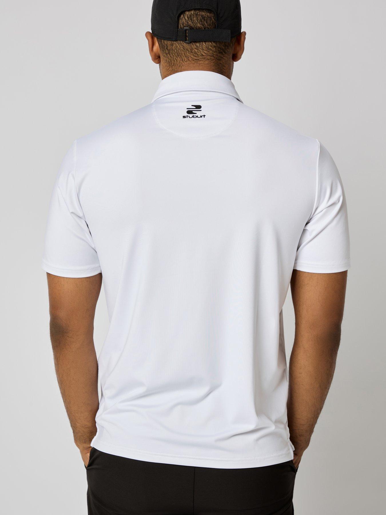 Image 6 of 6 of Stuburt Mens Golf Urban Performance Polo - White