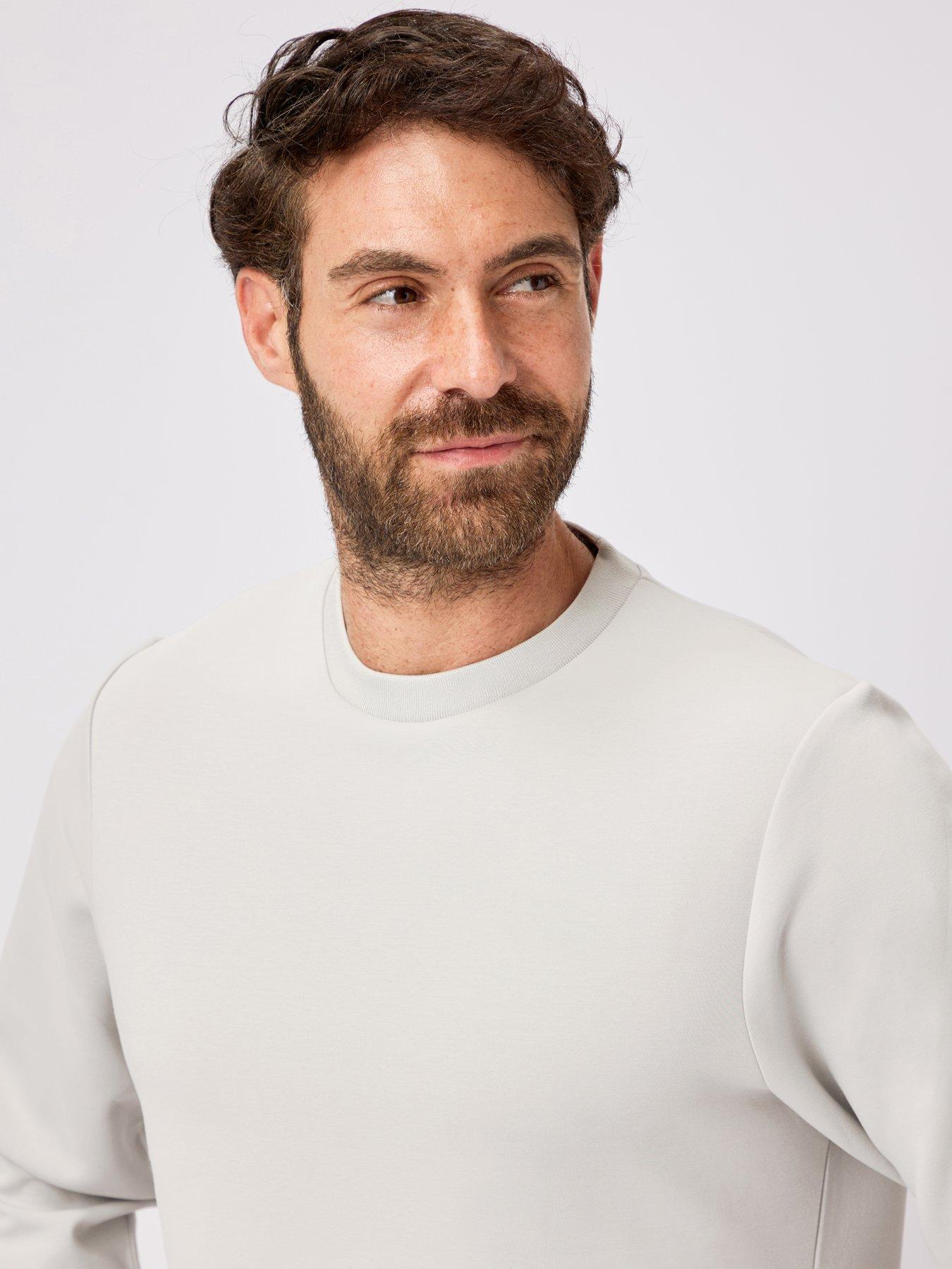 Oscar Jacobson Mens Golf Johnstone Sweatshirt - Grey