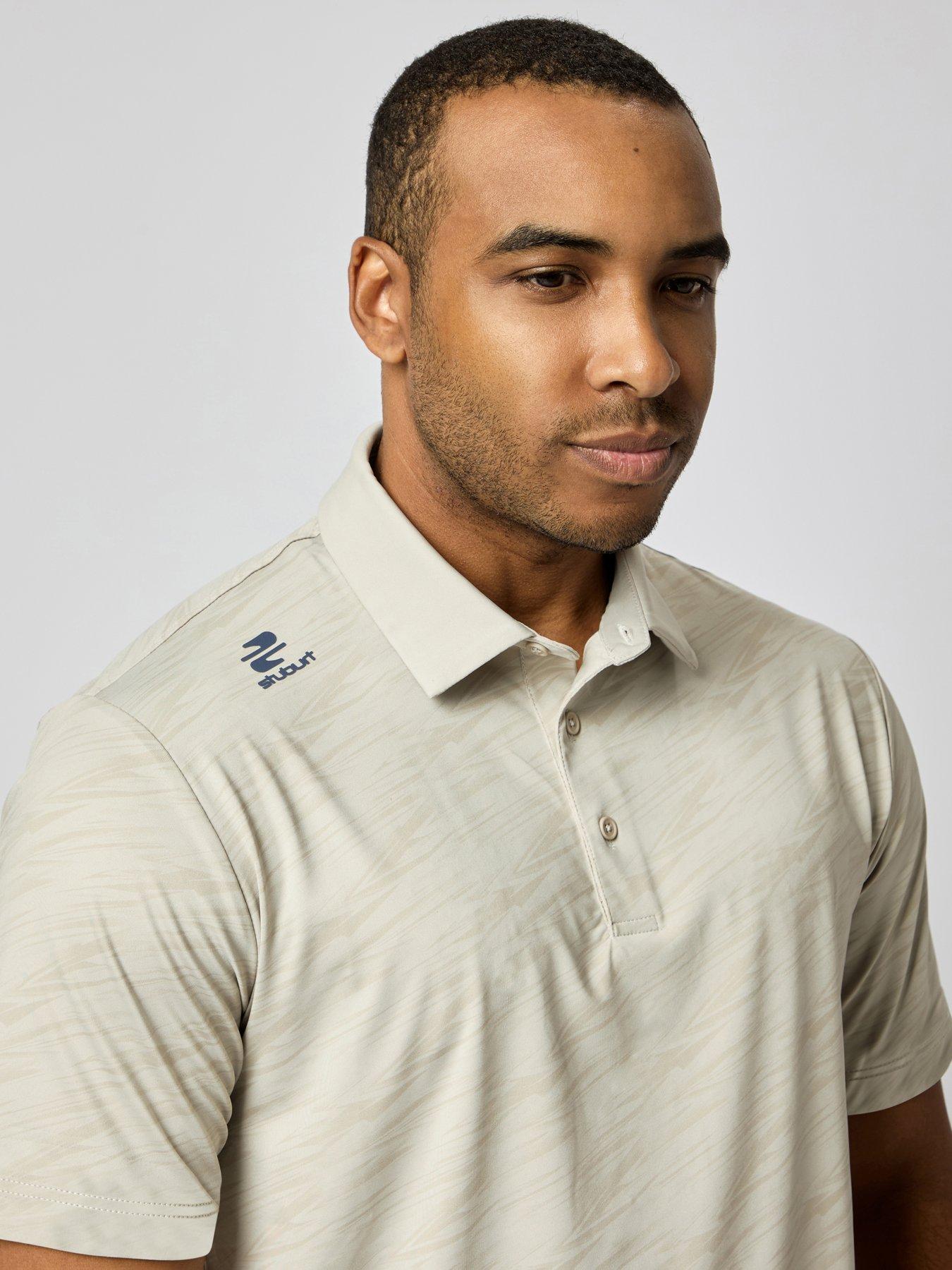 Stuburt Mens Golf Alicante Polo - Off White