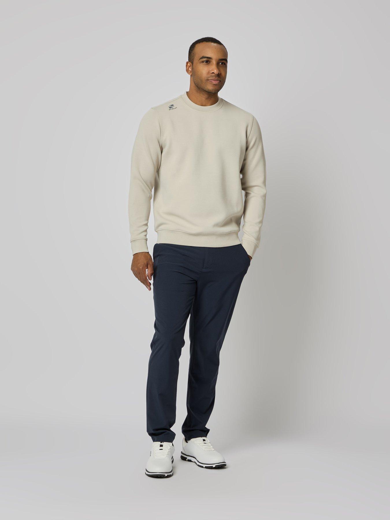 Stuburt Mens Golf Crane Sweatshirt - Off White | Very