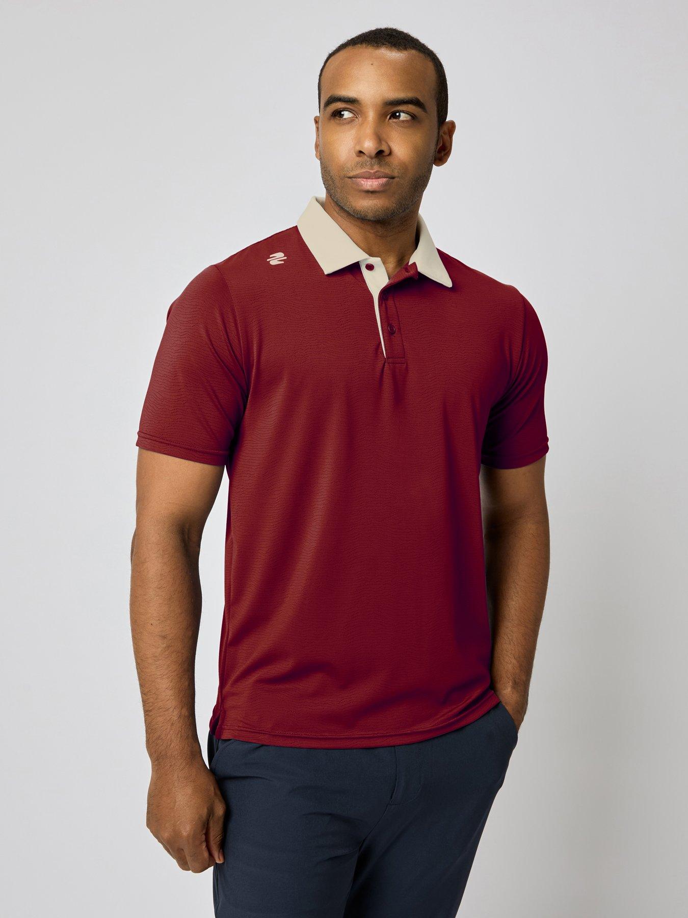 Image 3 of 5 of Stuburt Mens Golf Lit Polo - Red