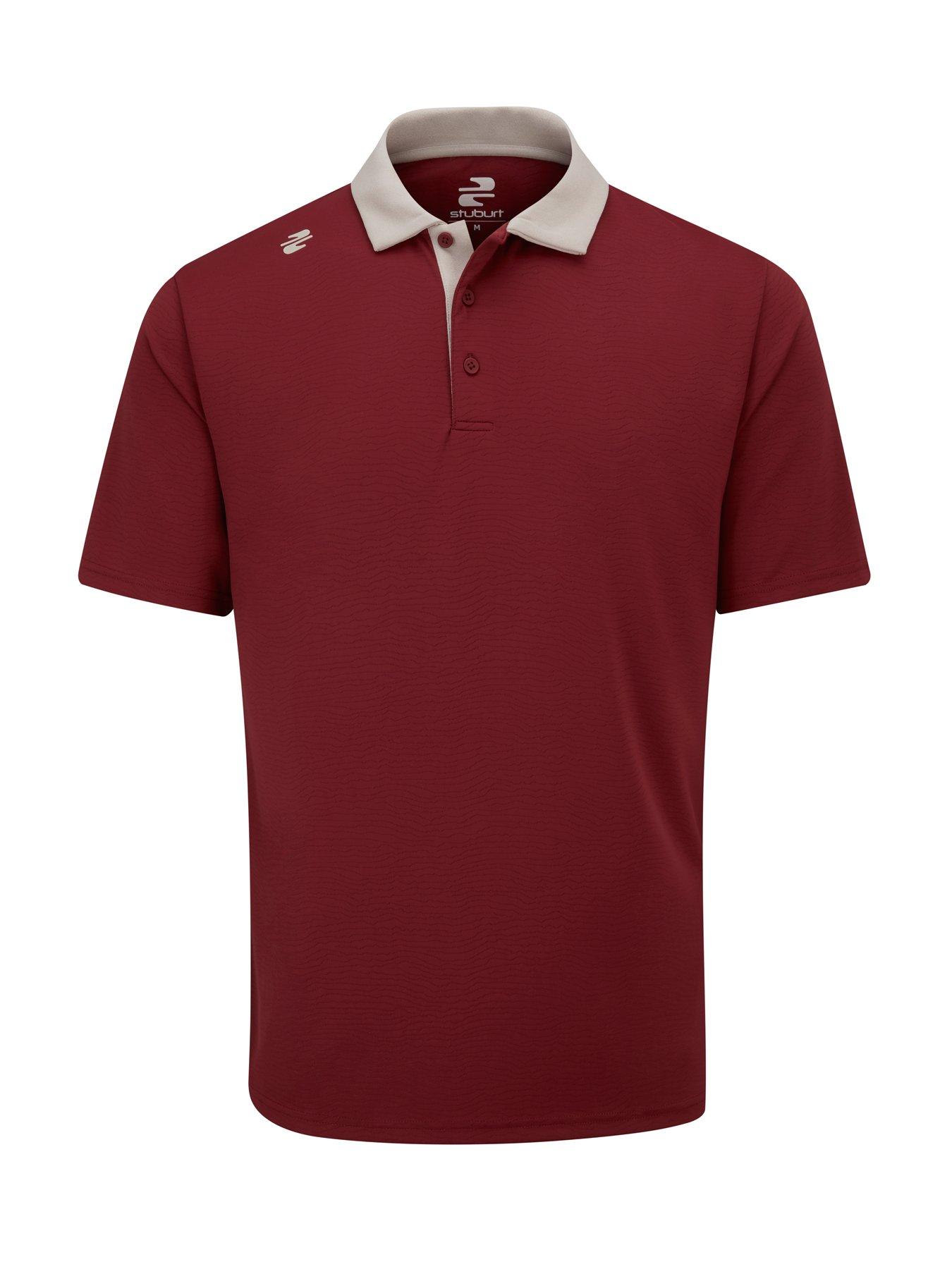 Image 5 of 5 of Stuburt Mens Golf Lit Polo - Red