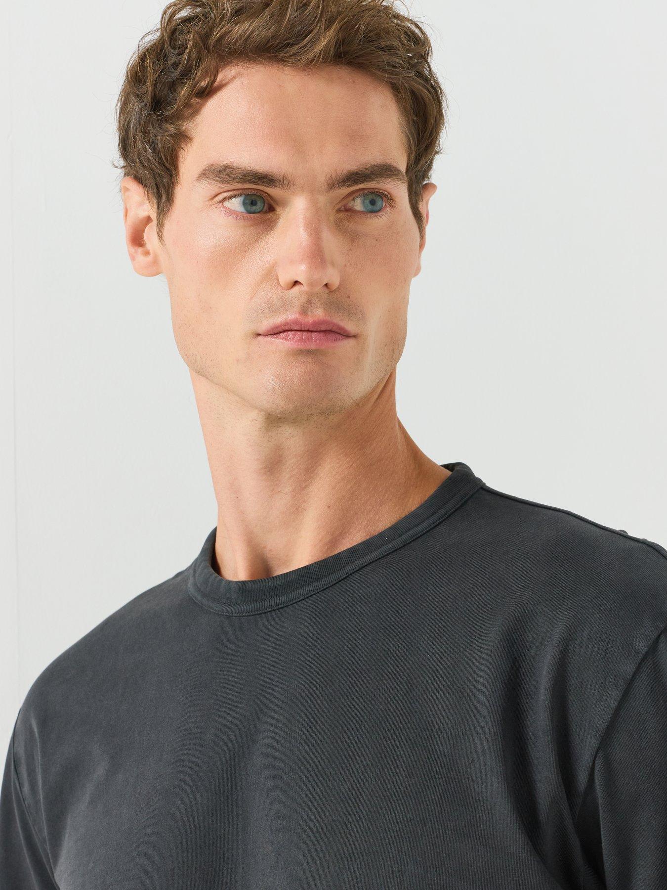Image 4 of 5 of Belstaff Valley Garment Dye T-Shirt - Black