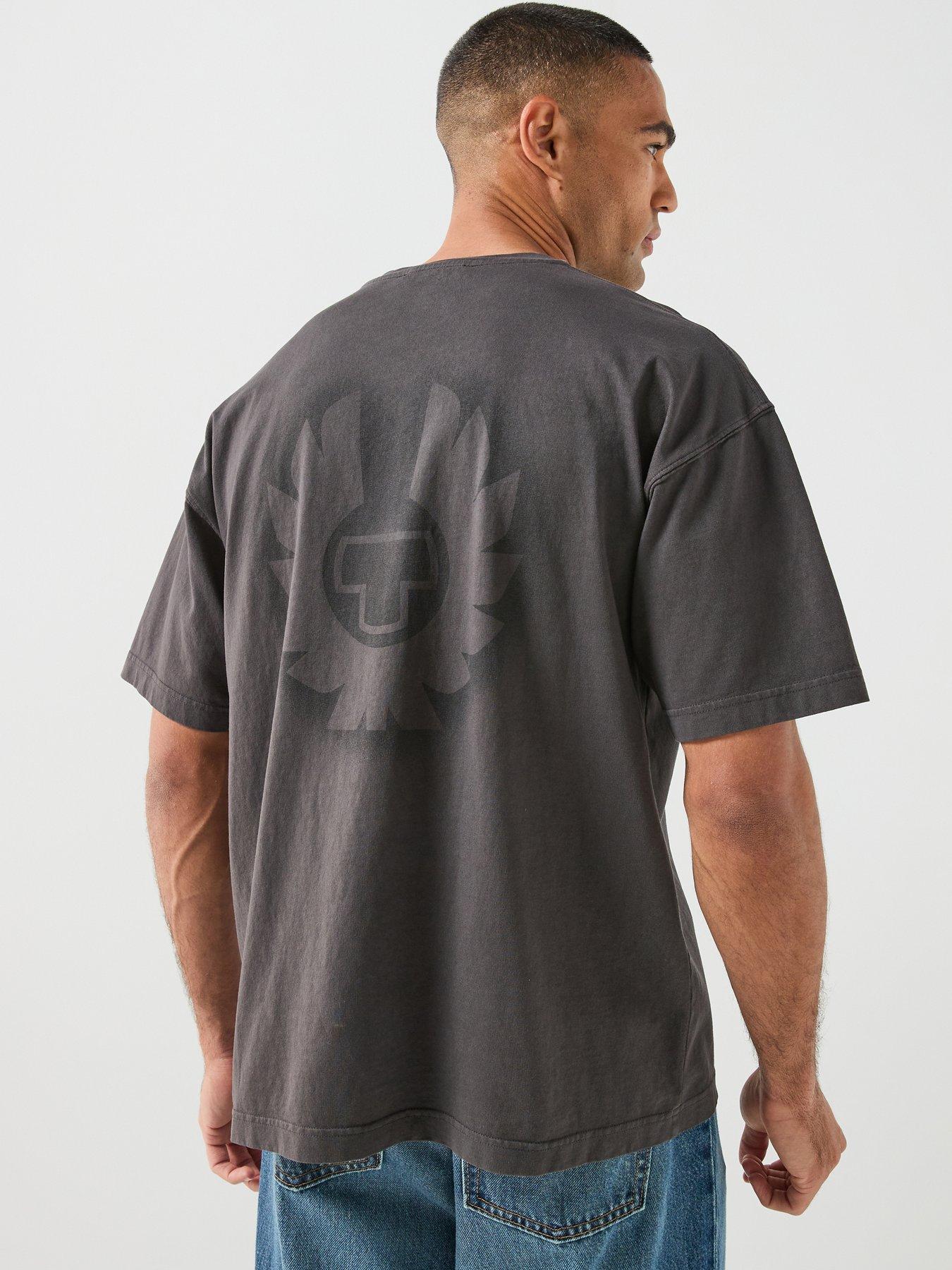 Image 1 of 6 of Belstaff Competition Momentum Graphic T-Shirt - Dark Grey